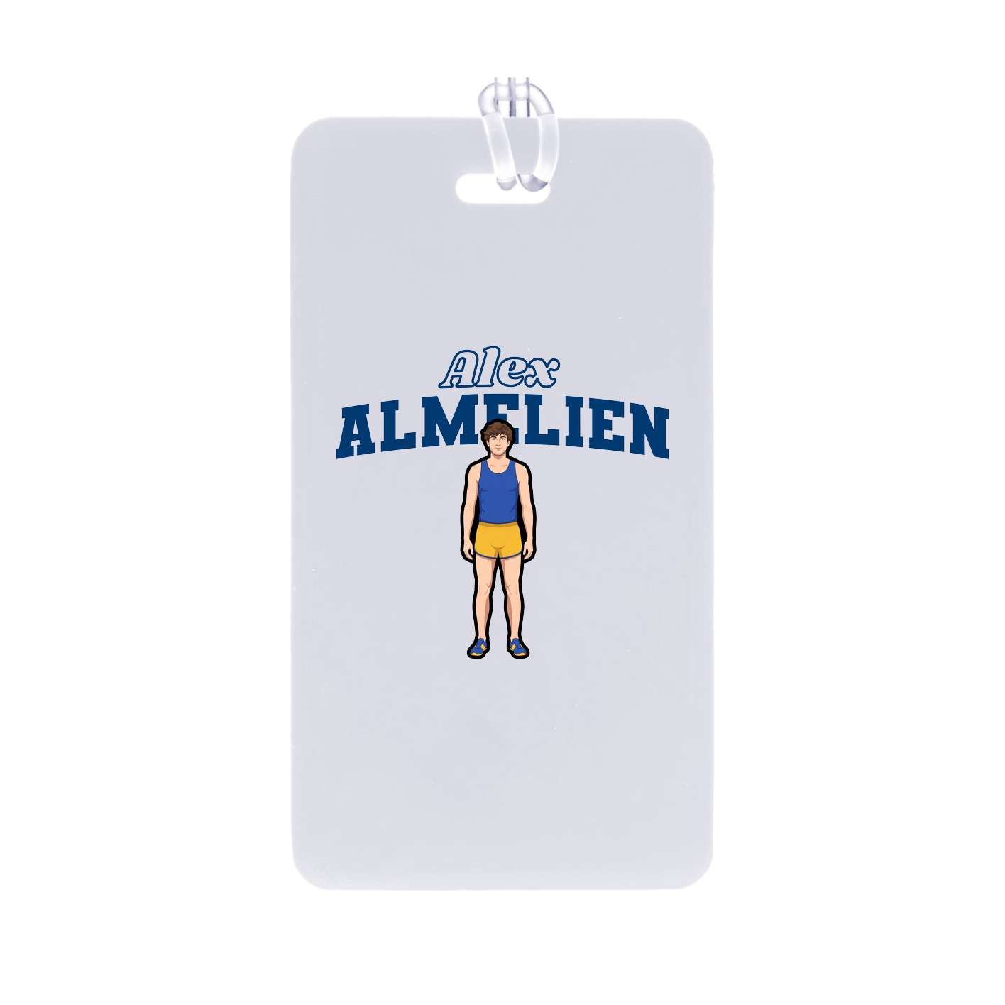 Bag Tag — Name Arch in Classic