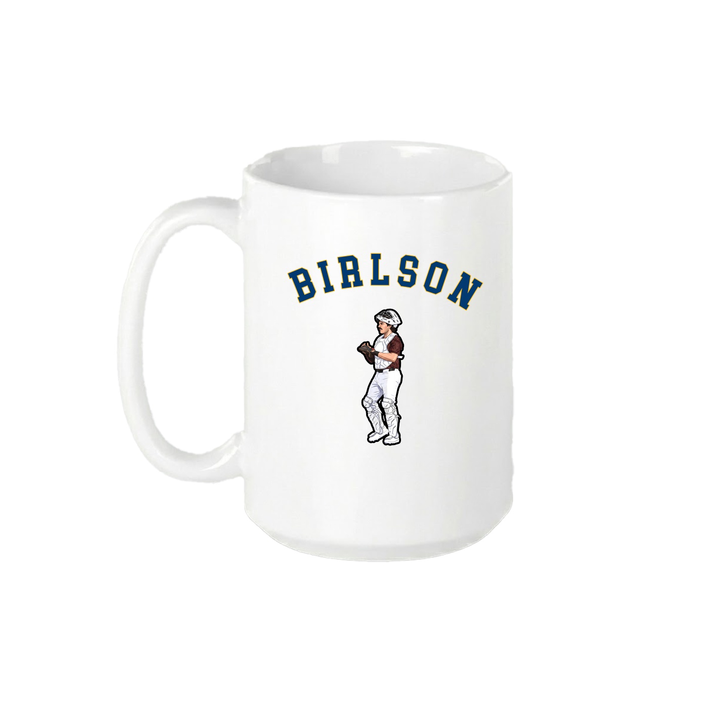 15oz Coffee Mug — Shirsey Arch in White