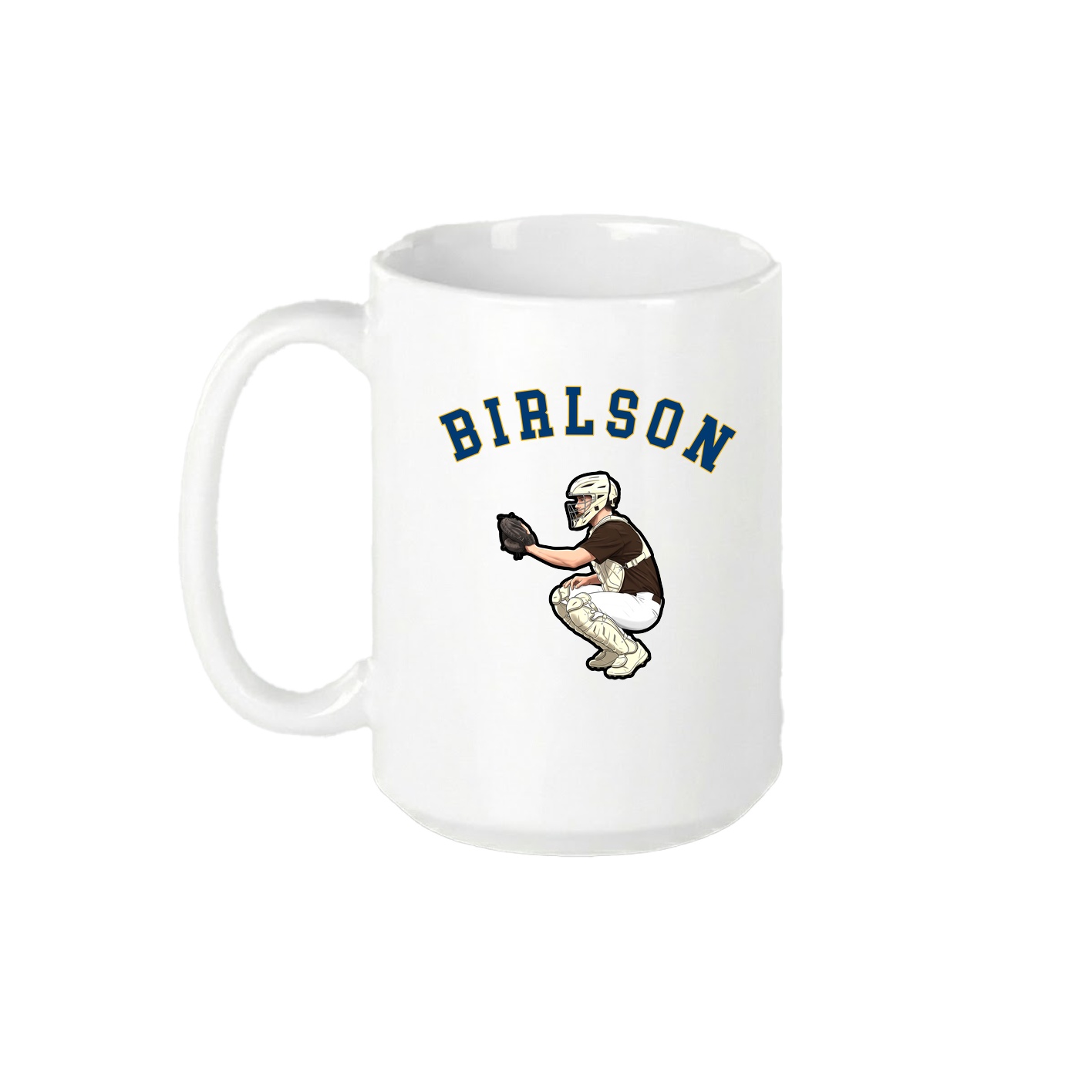 15oz Coffee Mug — Shirsey Arch in White