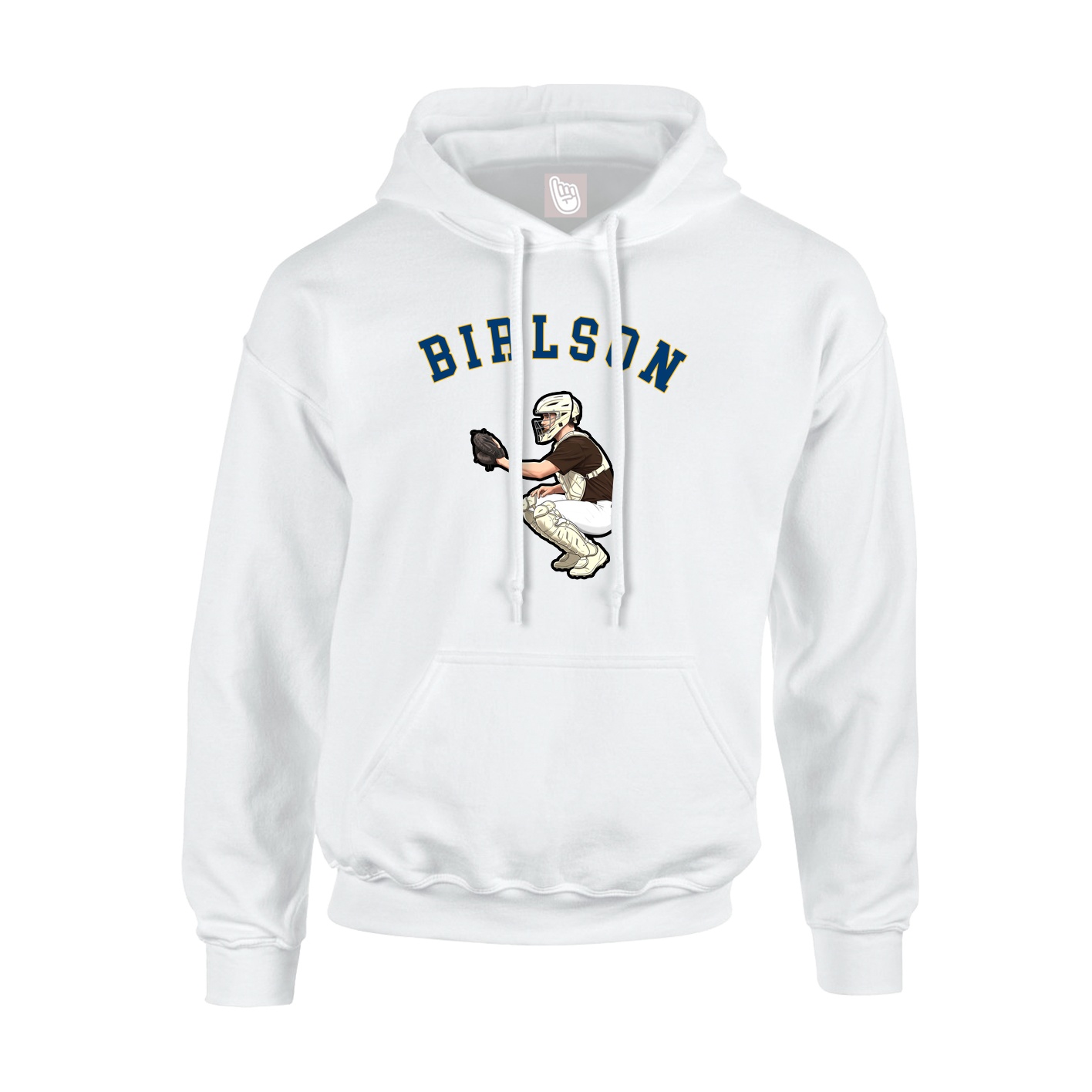Hoodie — Shirsey Arch in White