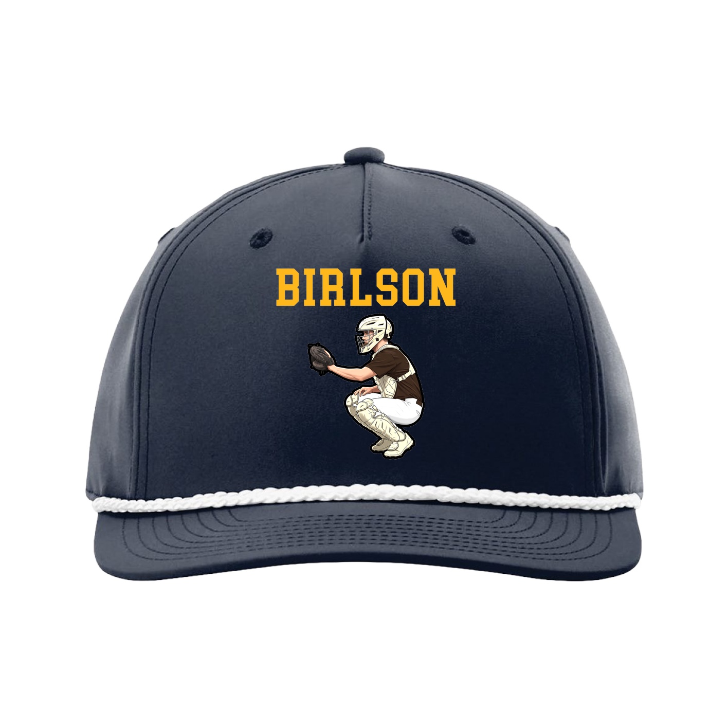 Five-Panel Classic Rope Cap — Shirsey in Navy