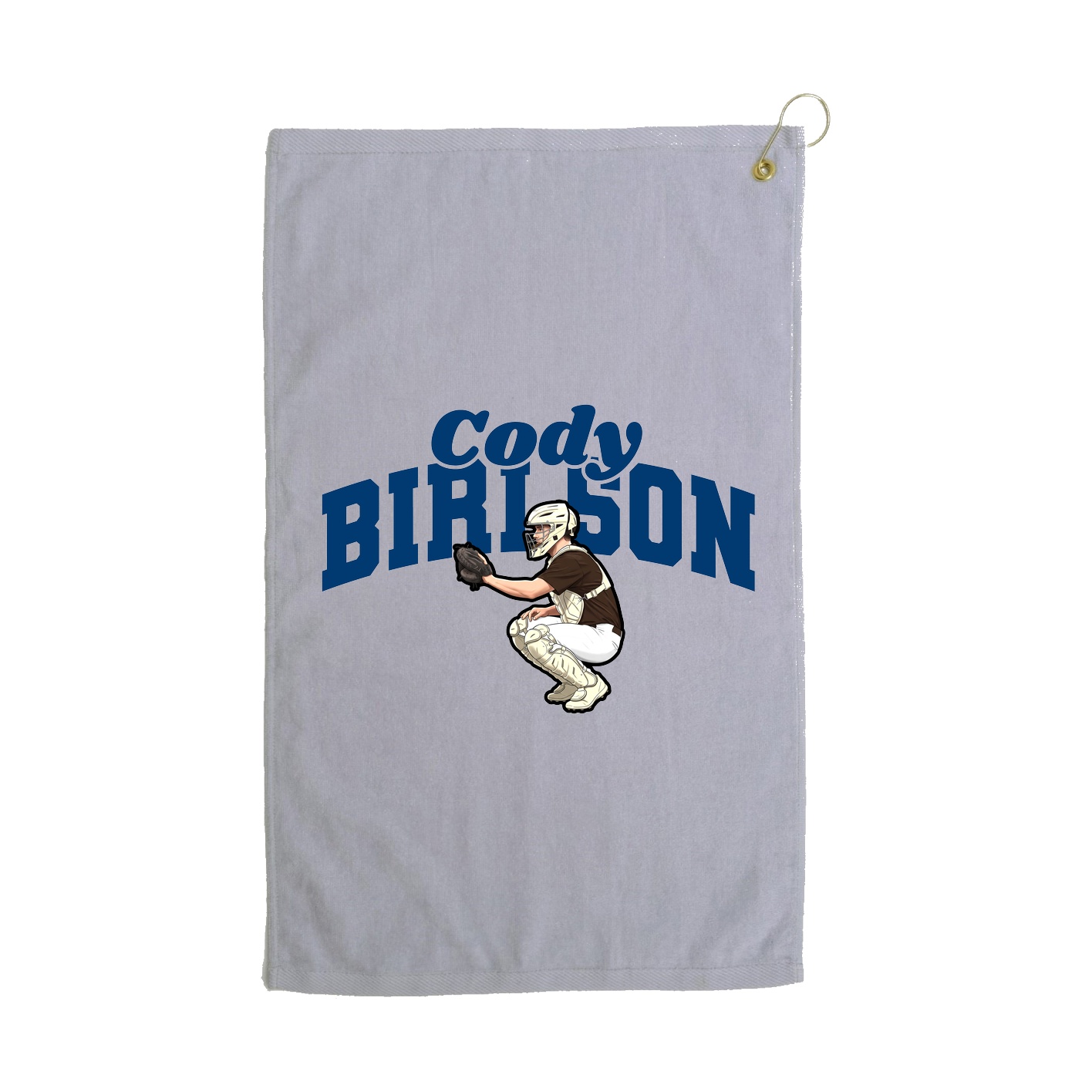 Golf Towel — Signature Arch in Grey