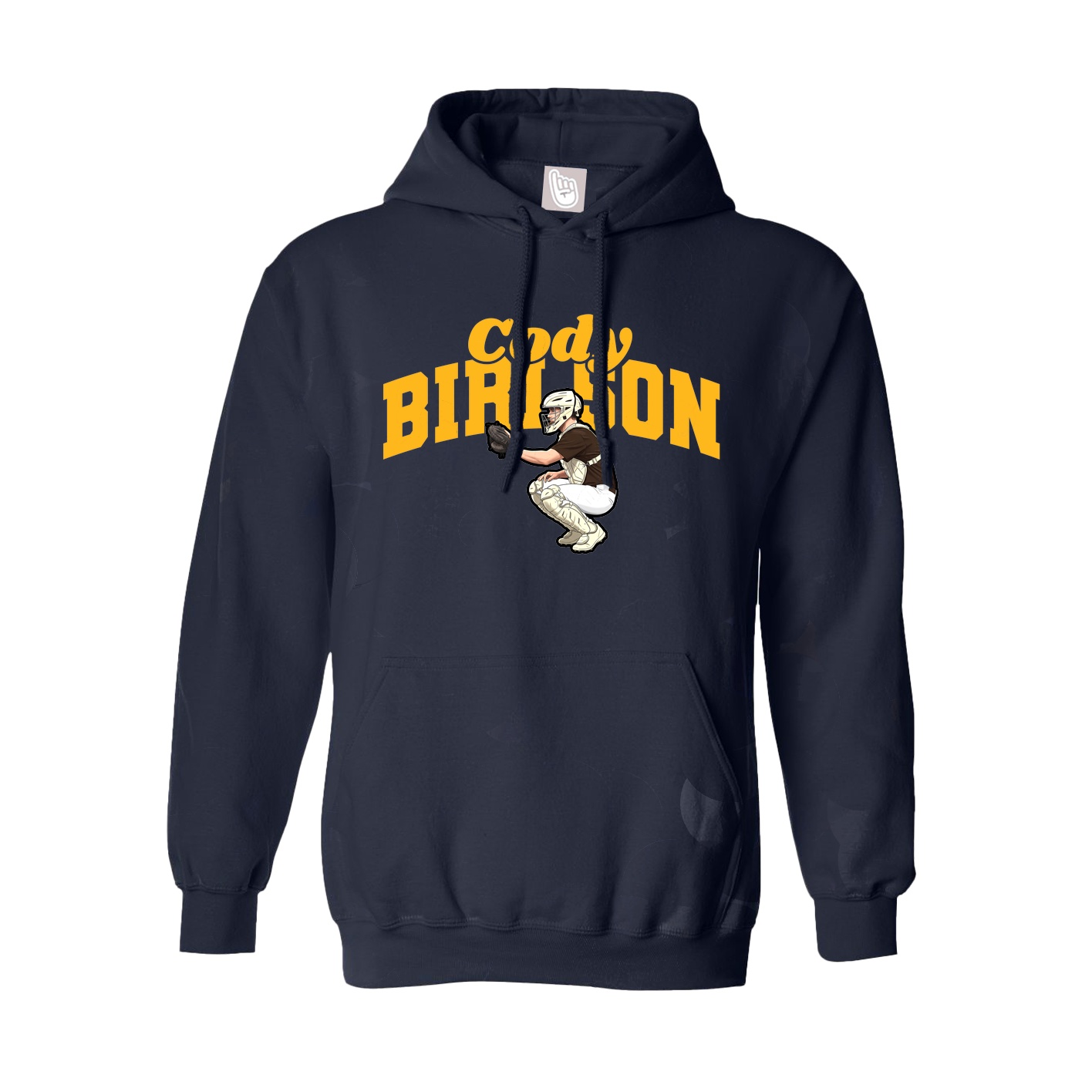 Hoodie — Signature Arch in Navy
