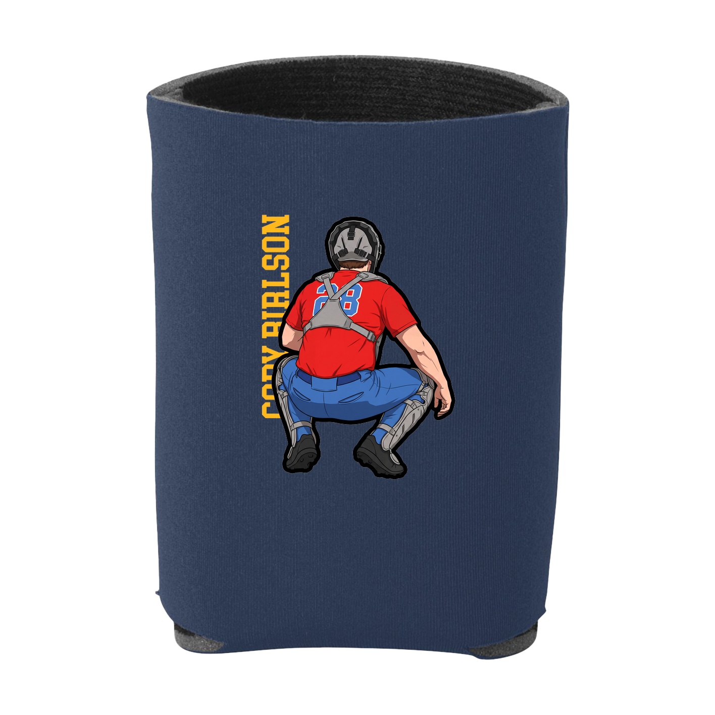 Can Holder — Name Vertical in Navy
