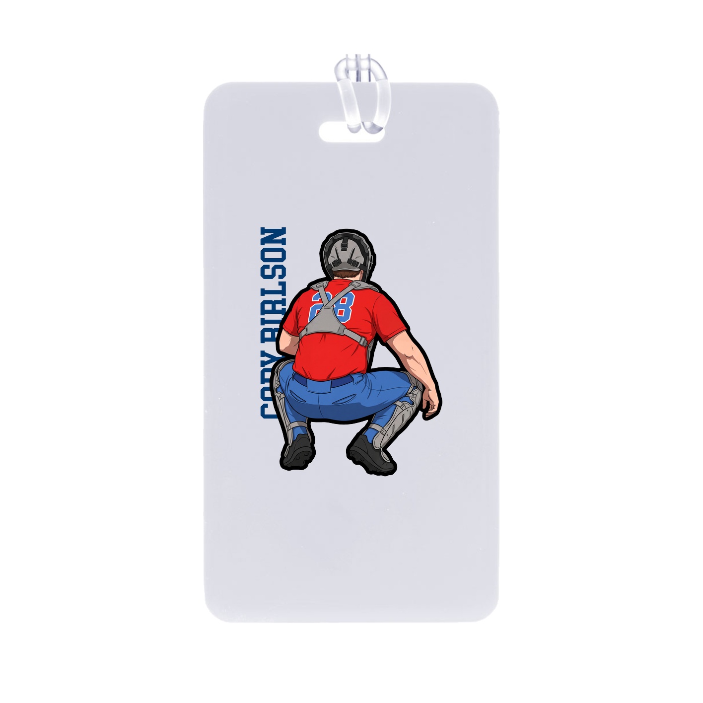 Bag Tag — Name Vertical in Classic