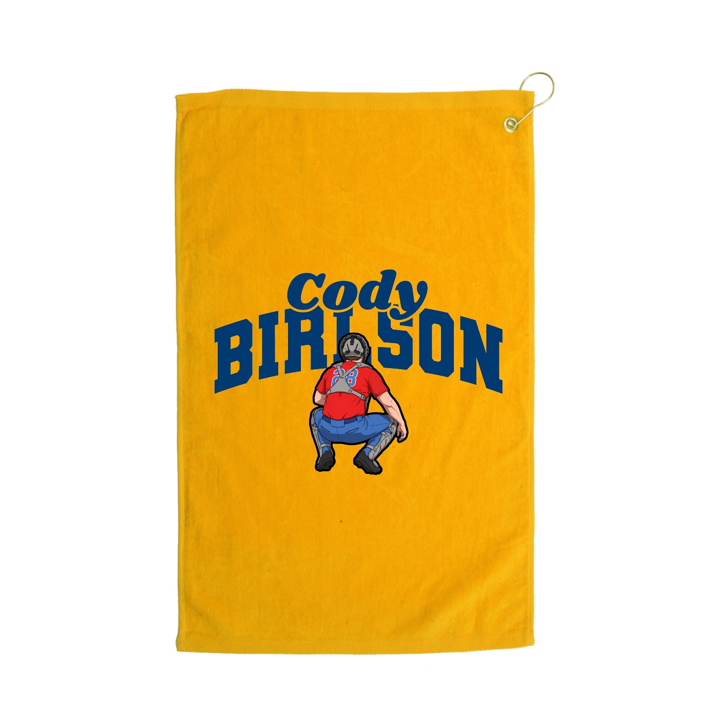 Golf Towel — Signature Arch in Gold