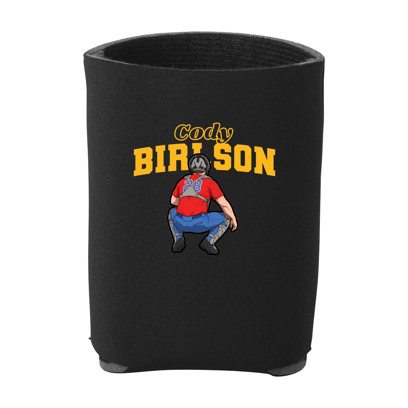 Can Holder — Name Arch in Black