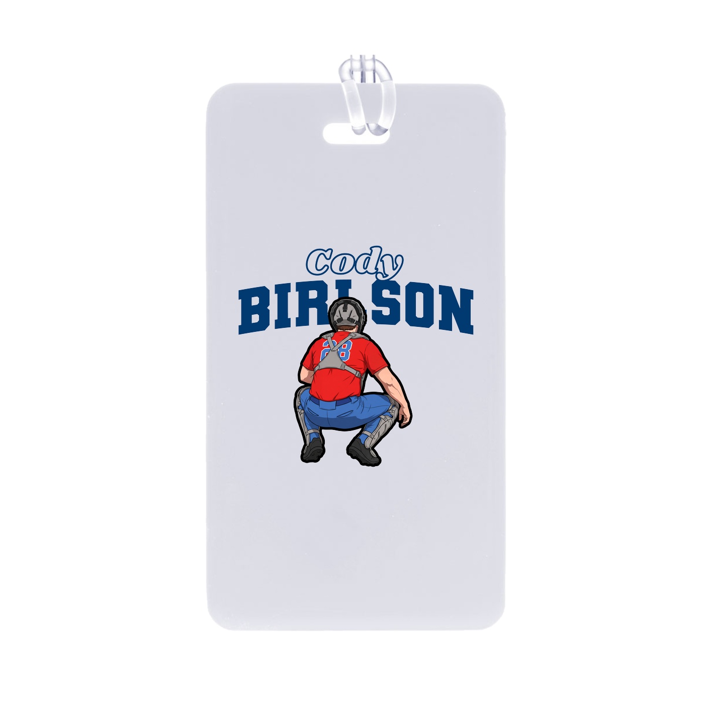 Bag Tag — Name Arch in Classic
