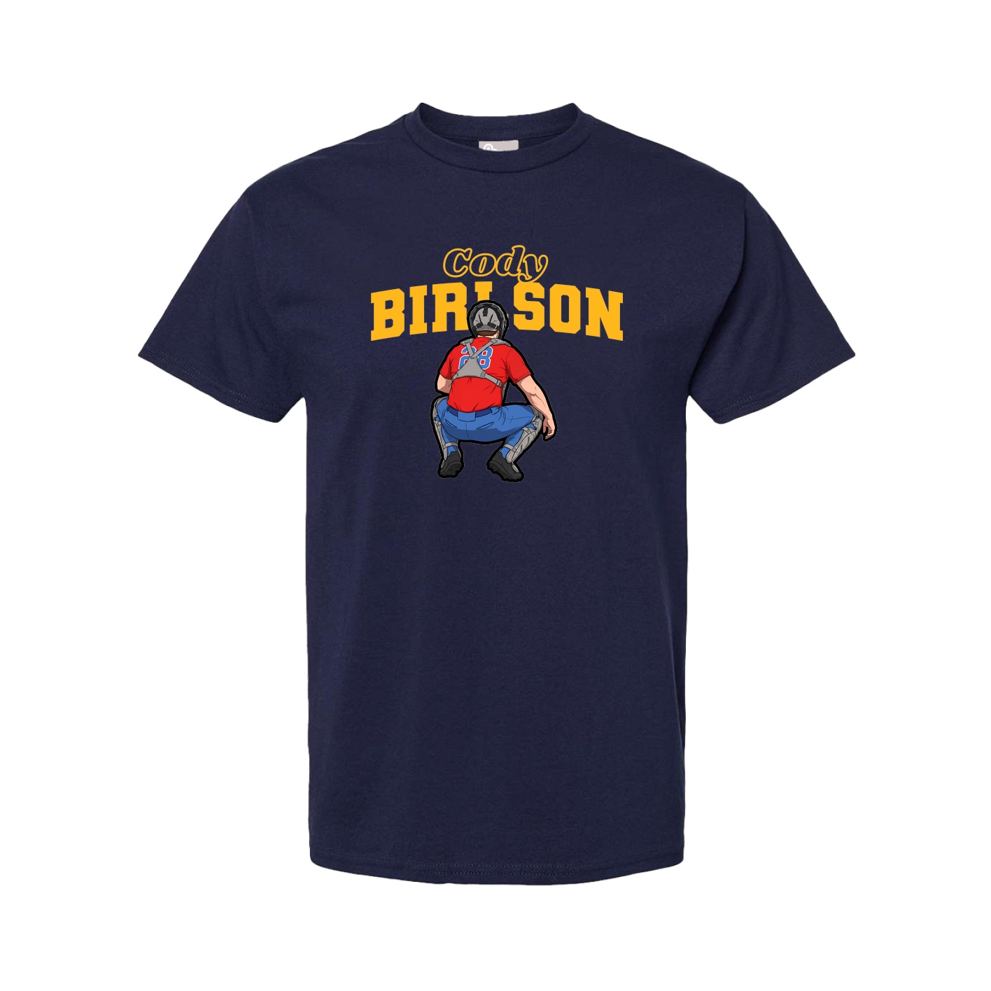 Youth Tee — Name Arch in Navy