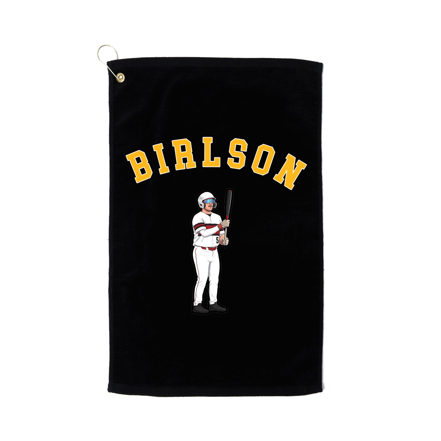 Golf Towel — Shirsey Arch in Black