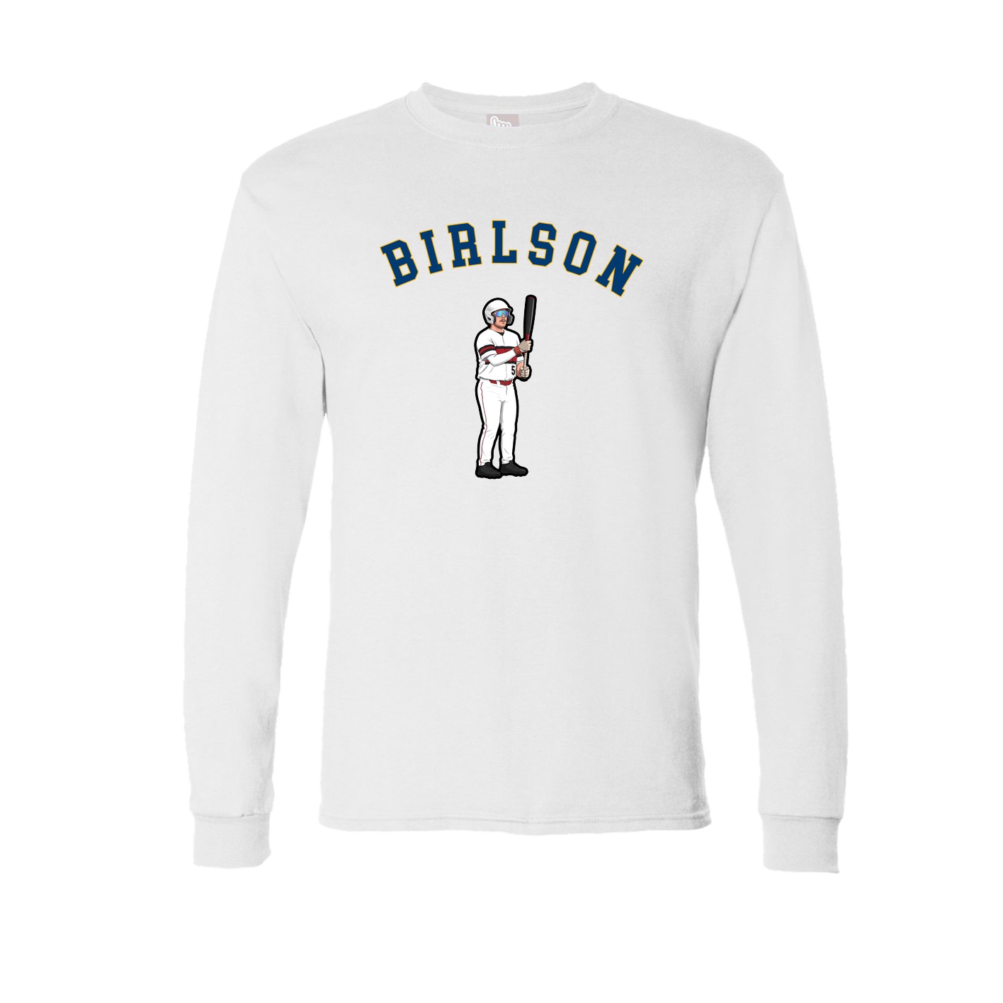 Long Sleeve Tee — Shirsey Arch in White