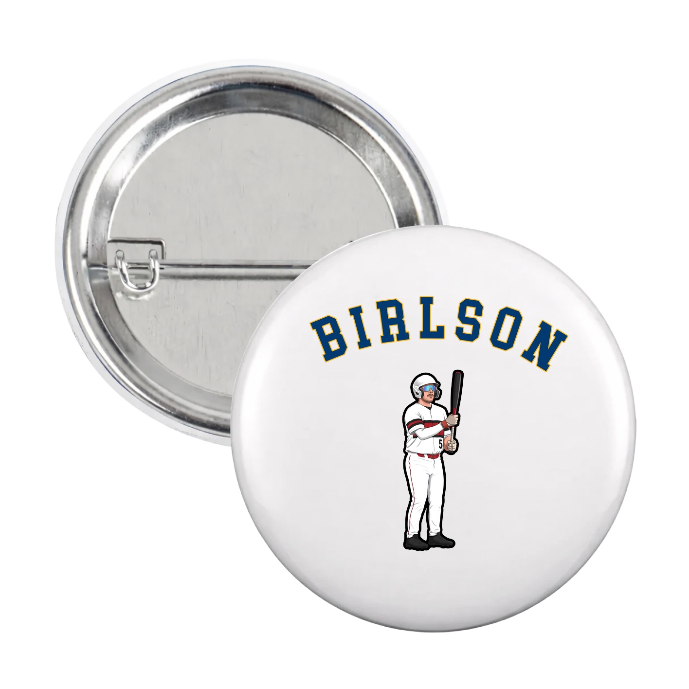 Game Day Button — Shirsey Arch in White