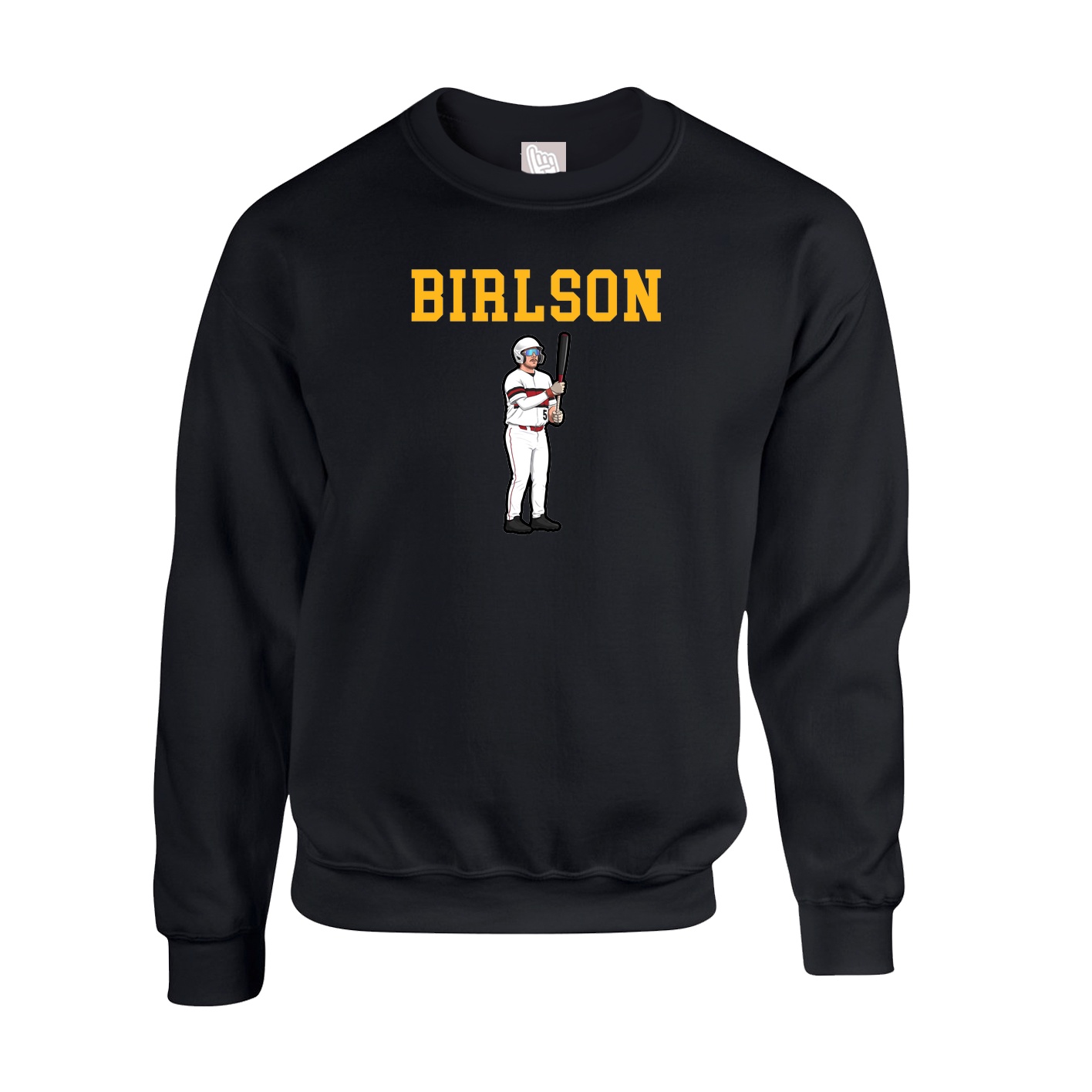 Fleece Crew — Shirsey in Black