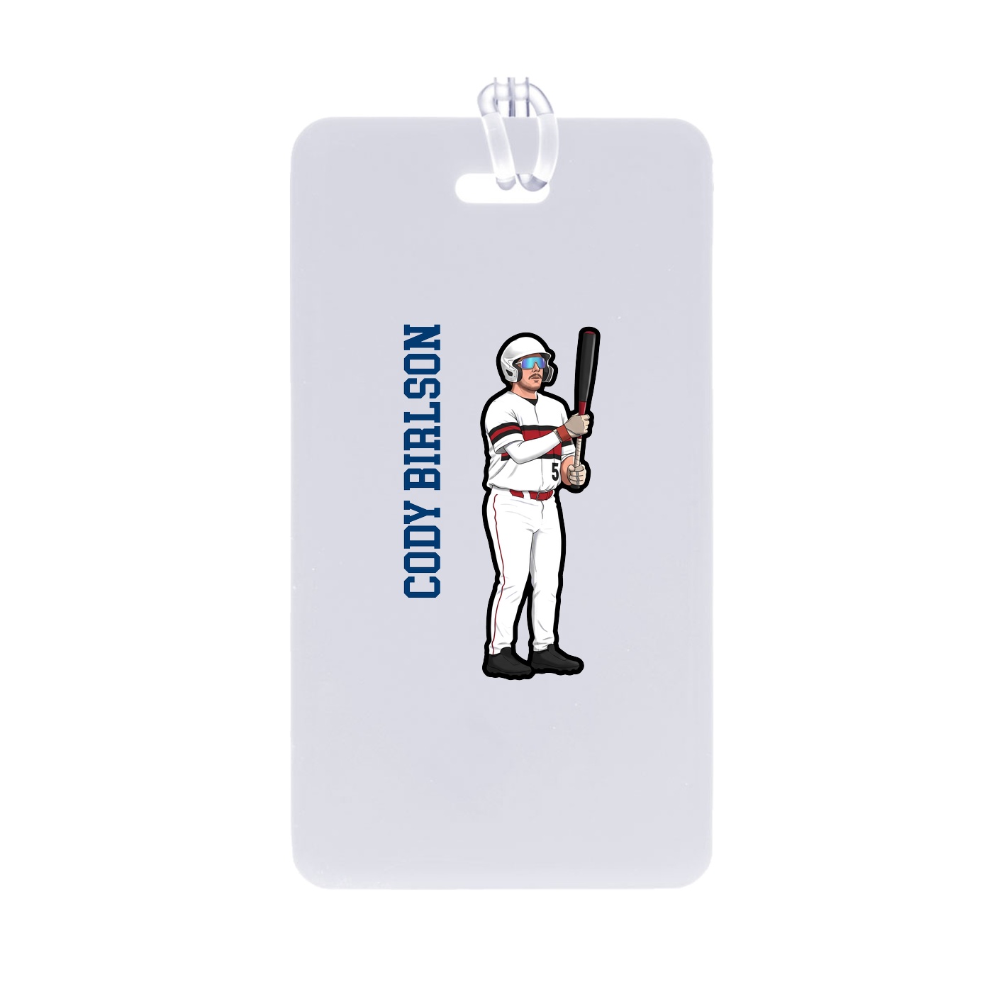 Bag Tag — Name Vertical in Classic