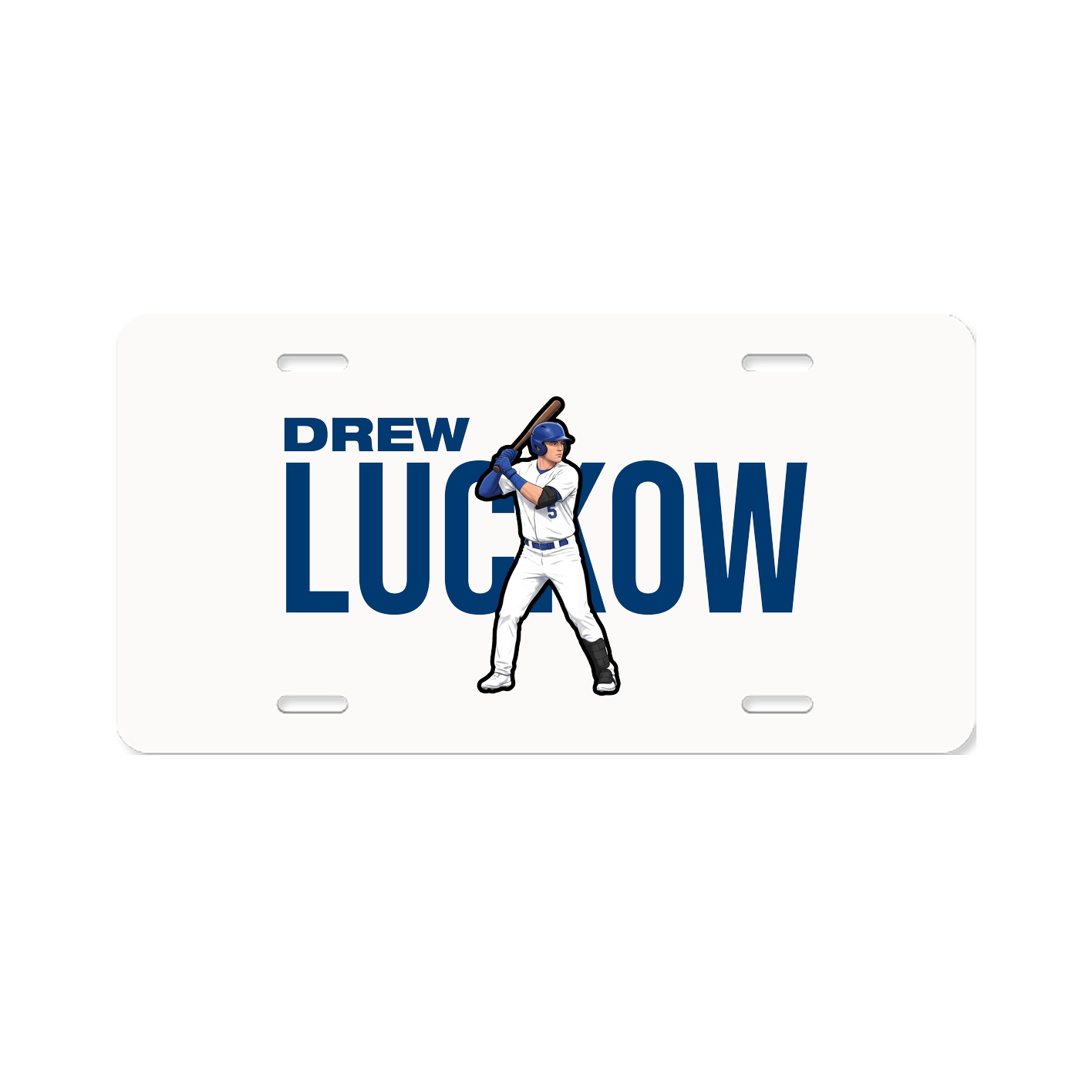 License Plate — Player Name in Classic