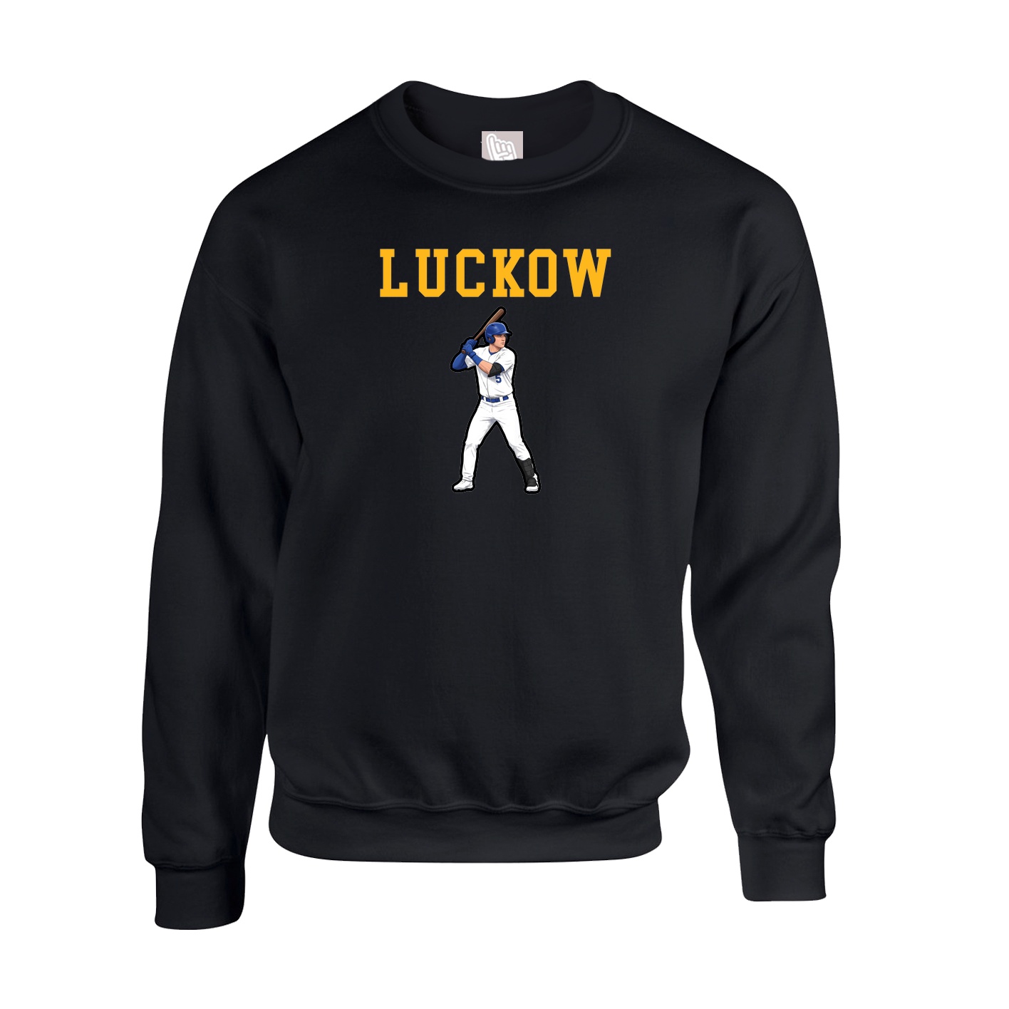 Fleece Crew — Shirsey in Black