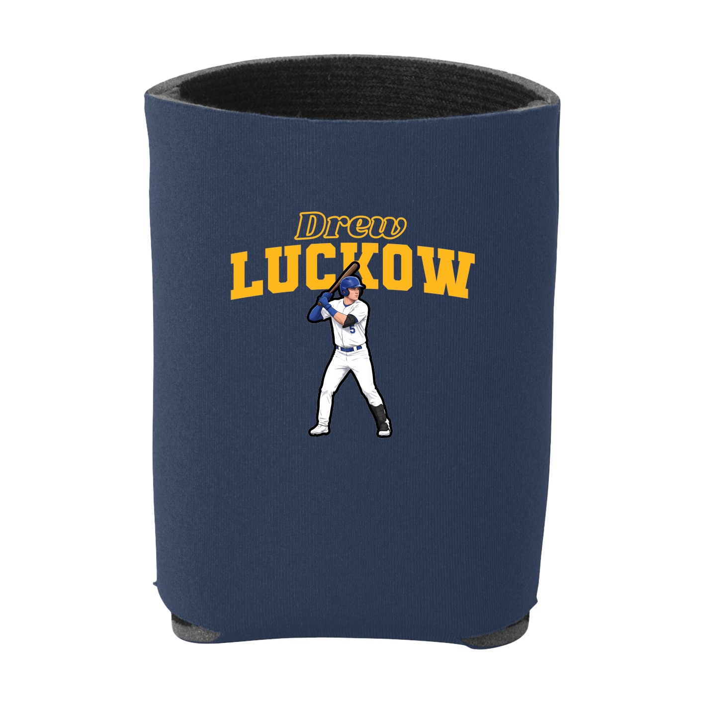 Can Holder — Name Arch in Navy