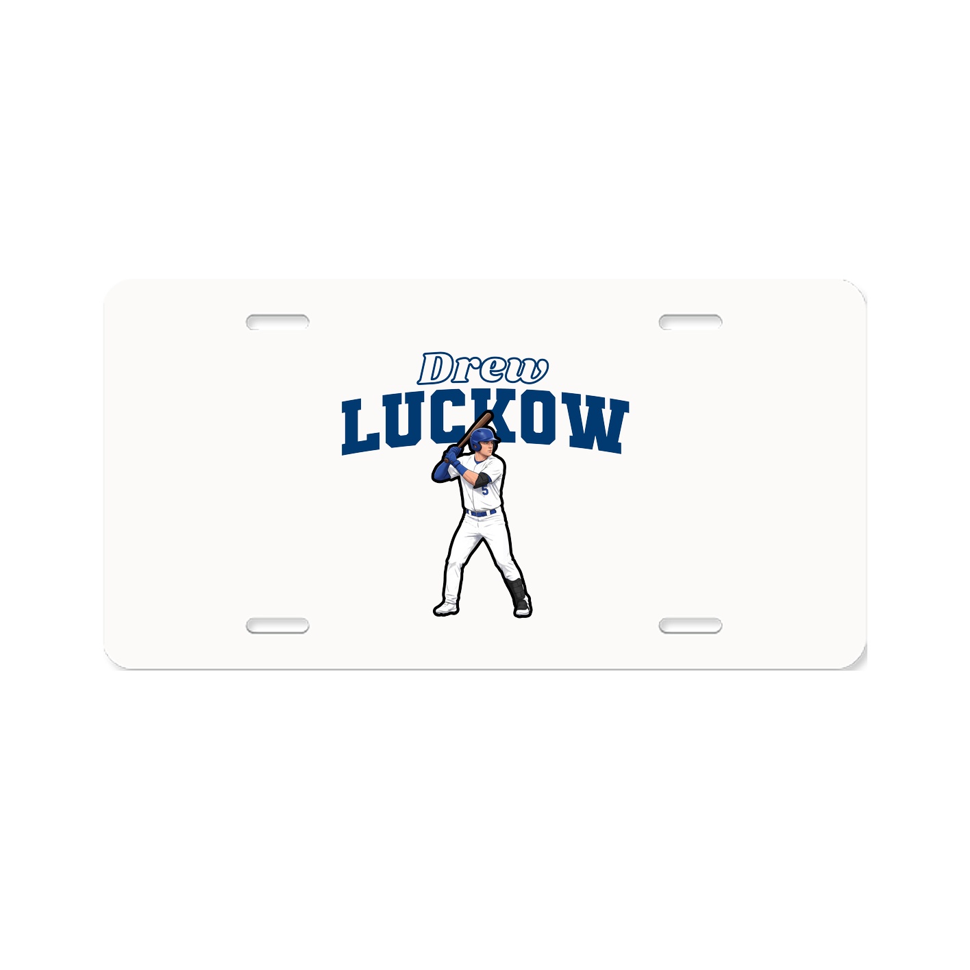 License Plate — Name Arch in Classic