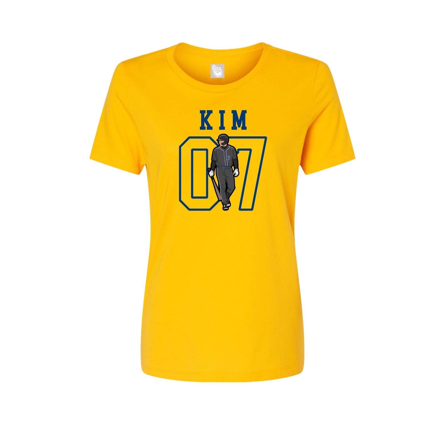 Fitted Women's Tee — Shirsey in Gold