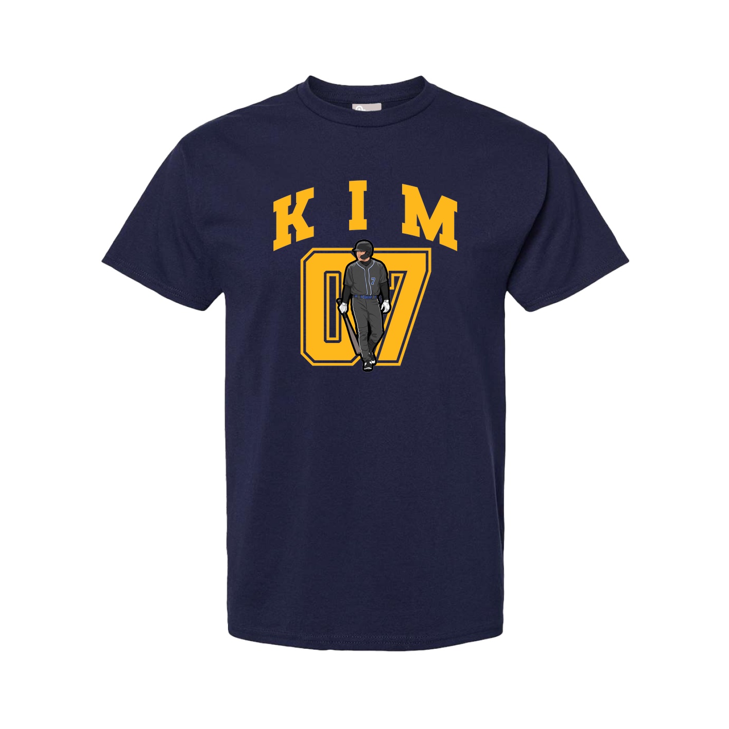 Tee — Number in Navy