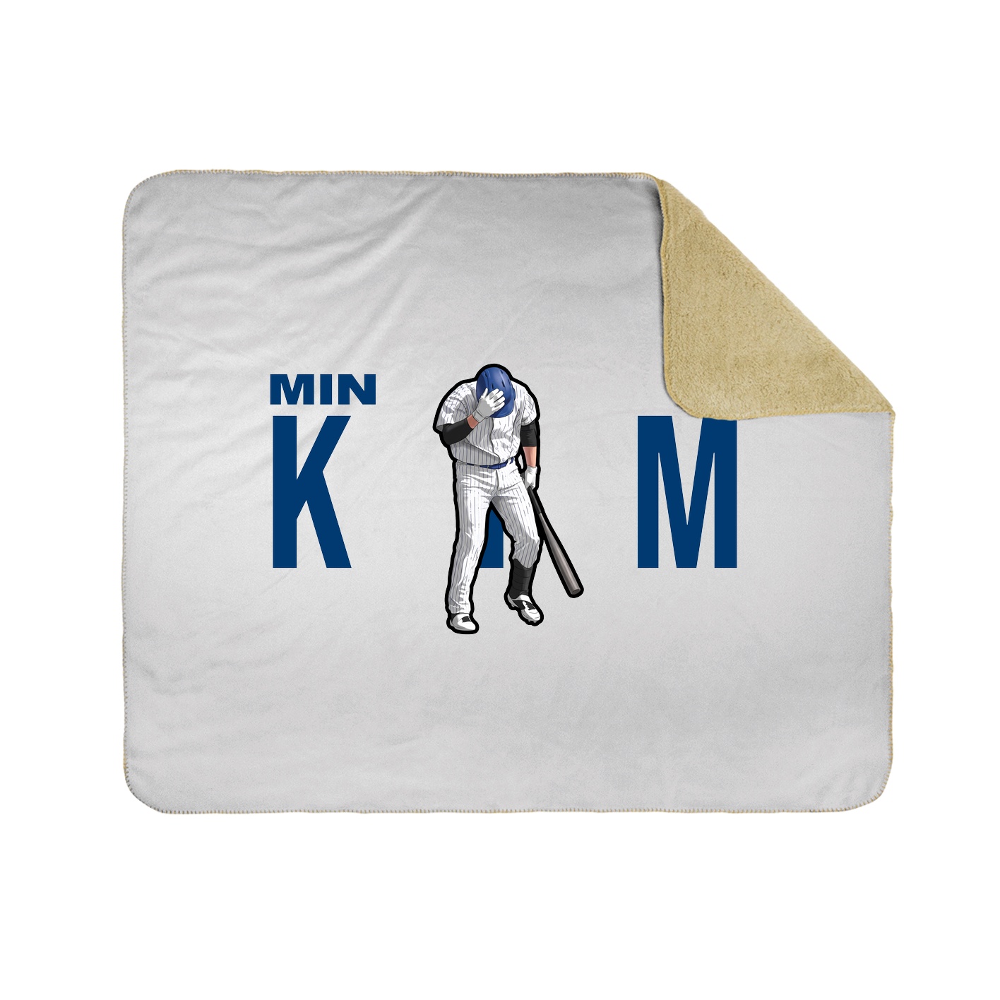 Throw Blanket — Player Name in White