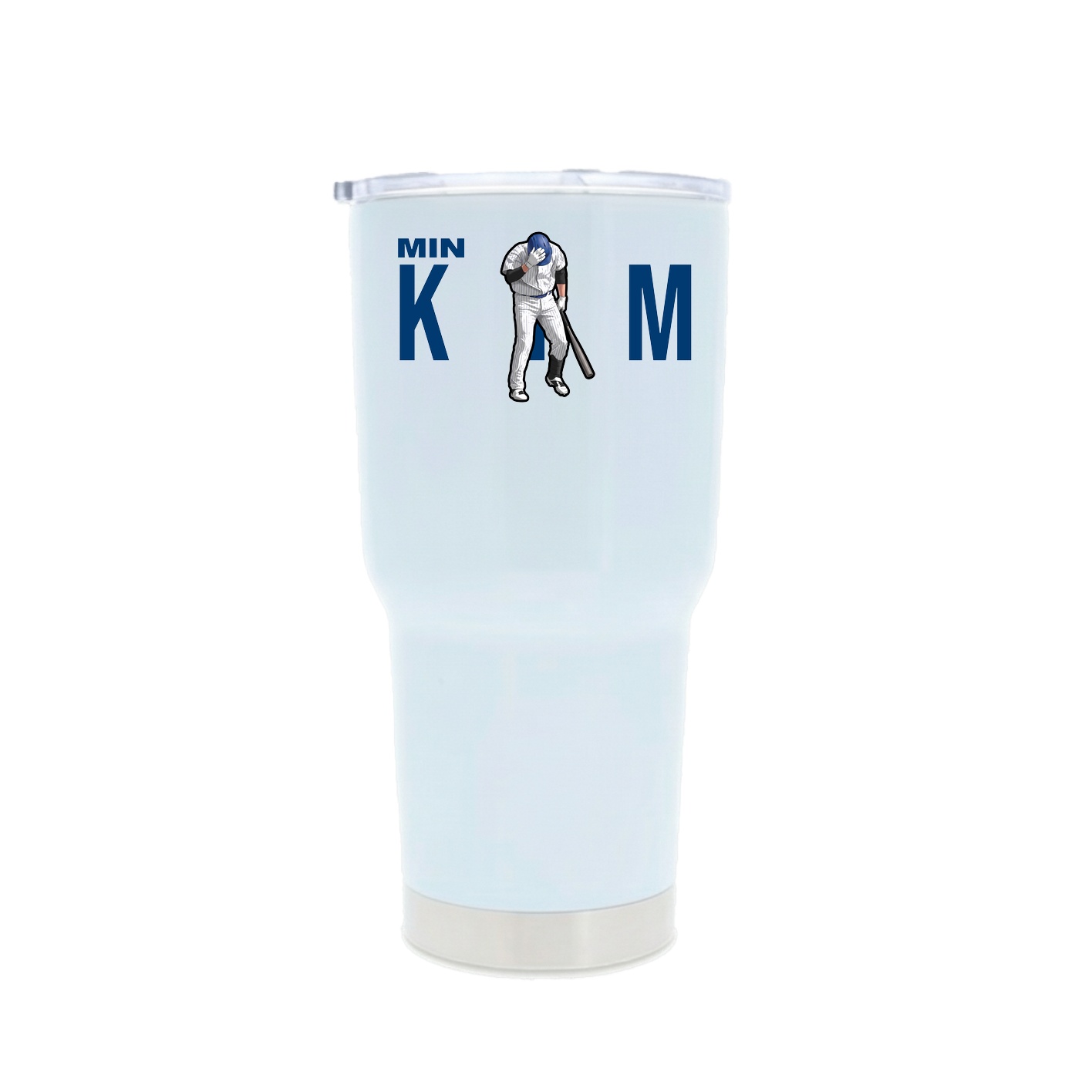 30oz Stainless Steel Tumbler — Player Name in White