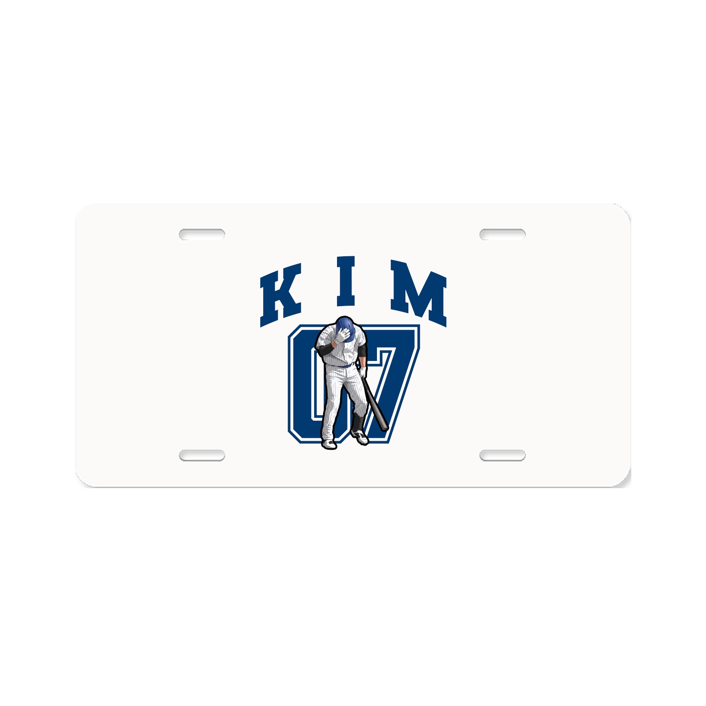License Plate — Number in Classic
