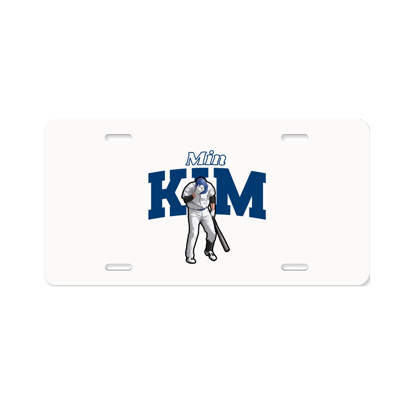 License Plate — Name Arch in Classic