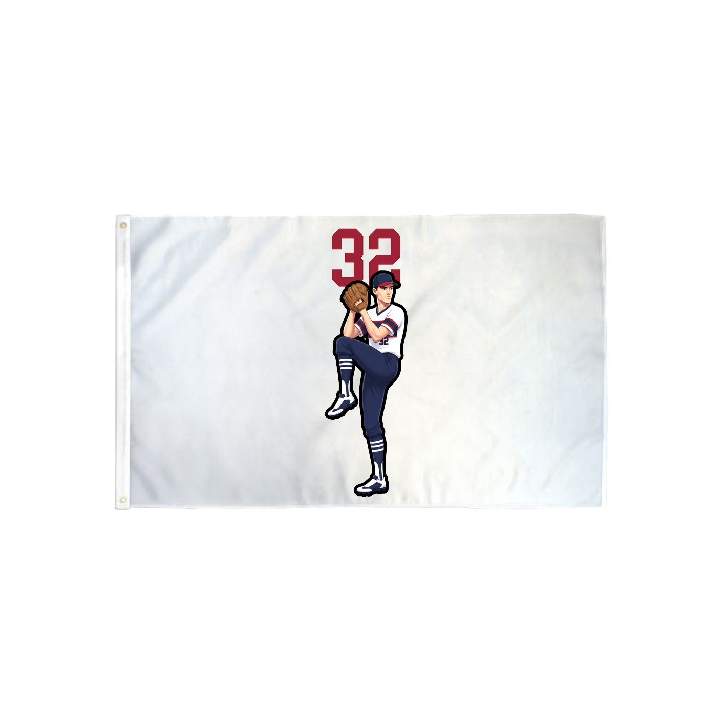 3x5 Flag — Number Top in Classic