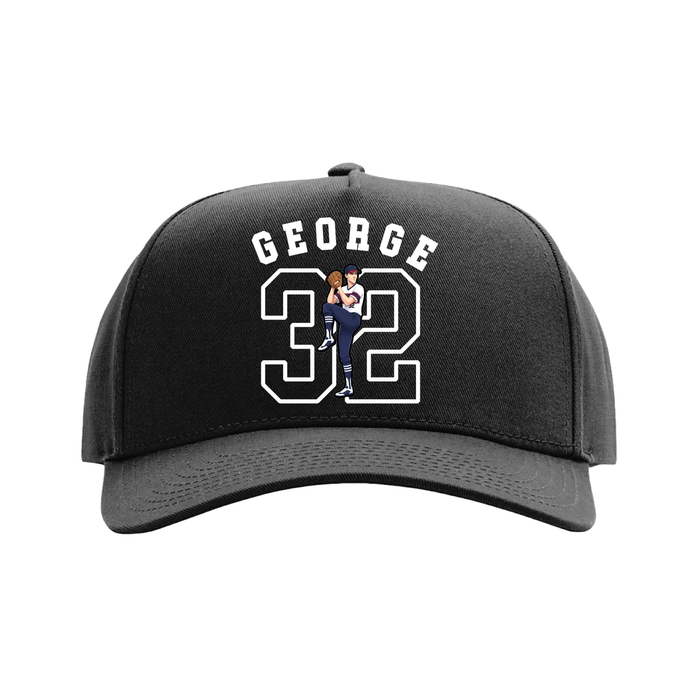 Full Fabric Five-Panel Champ Cap