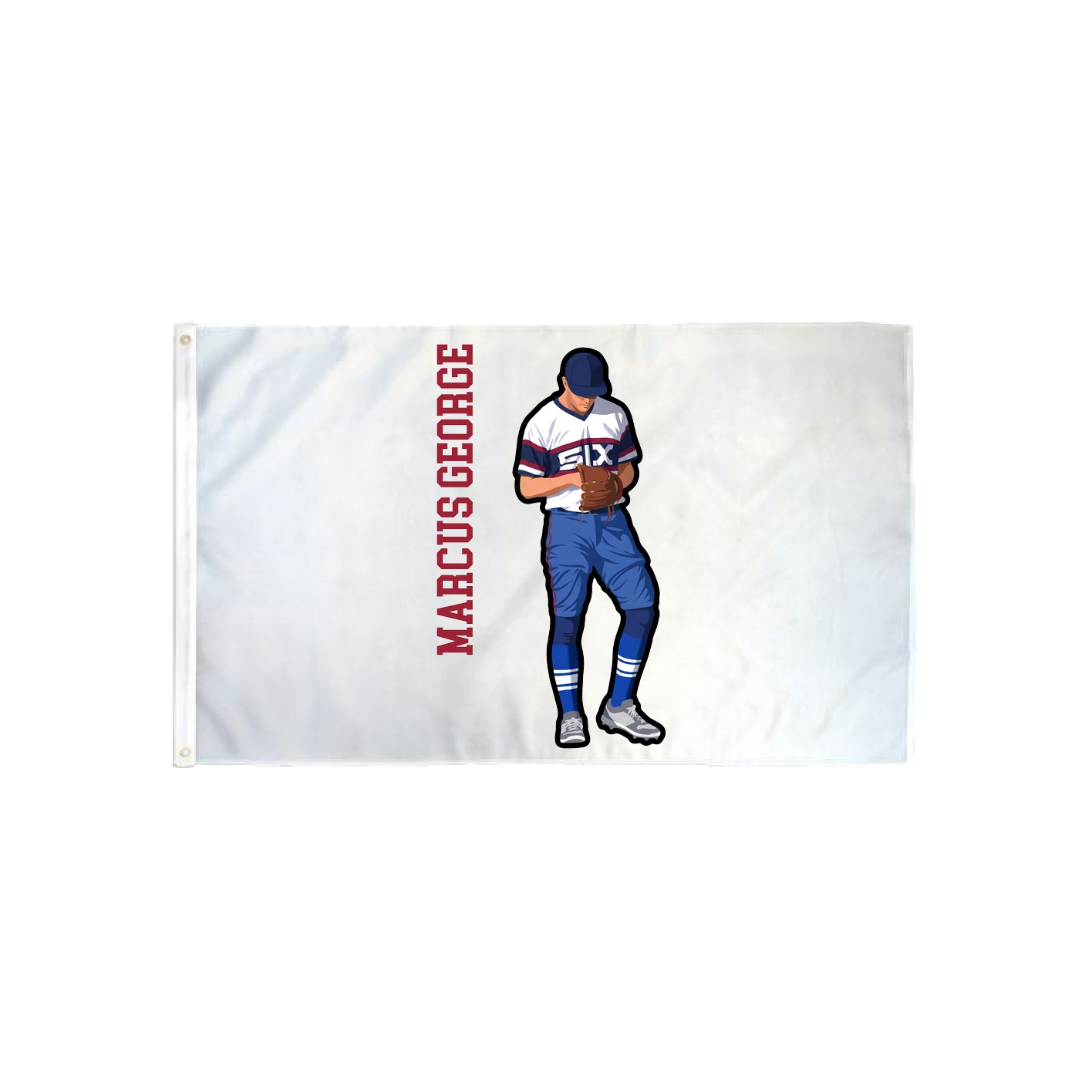 3x5 Flag — Name Vertical in Classic