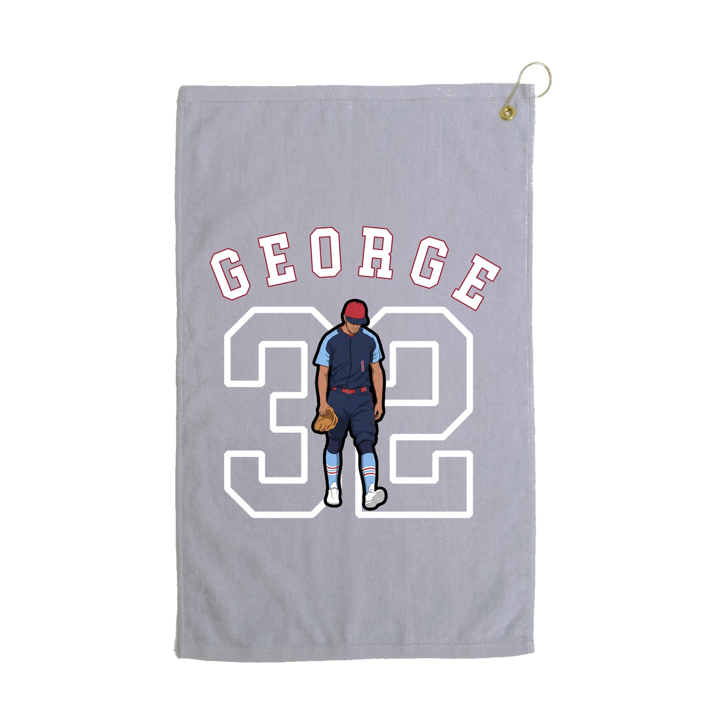 Golf Towel — Shirsey Arch in Grey