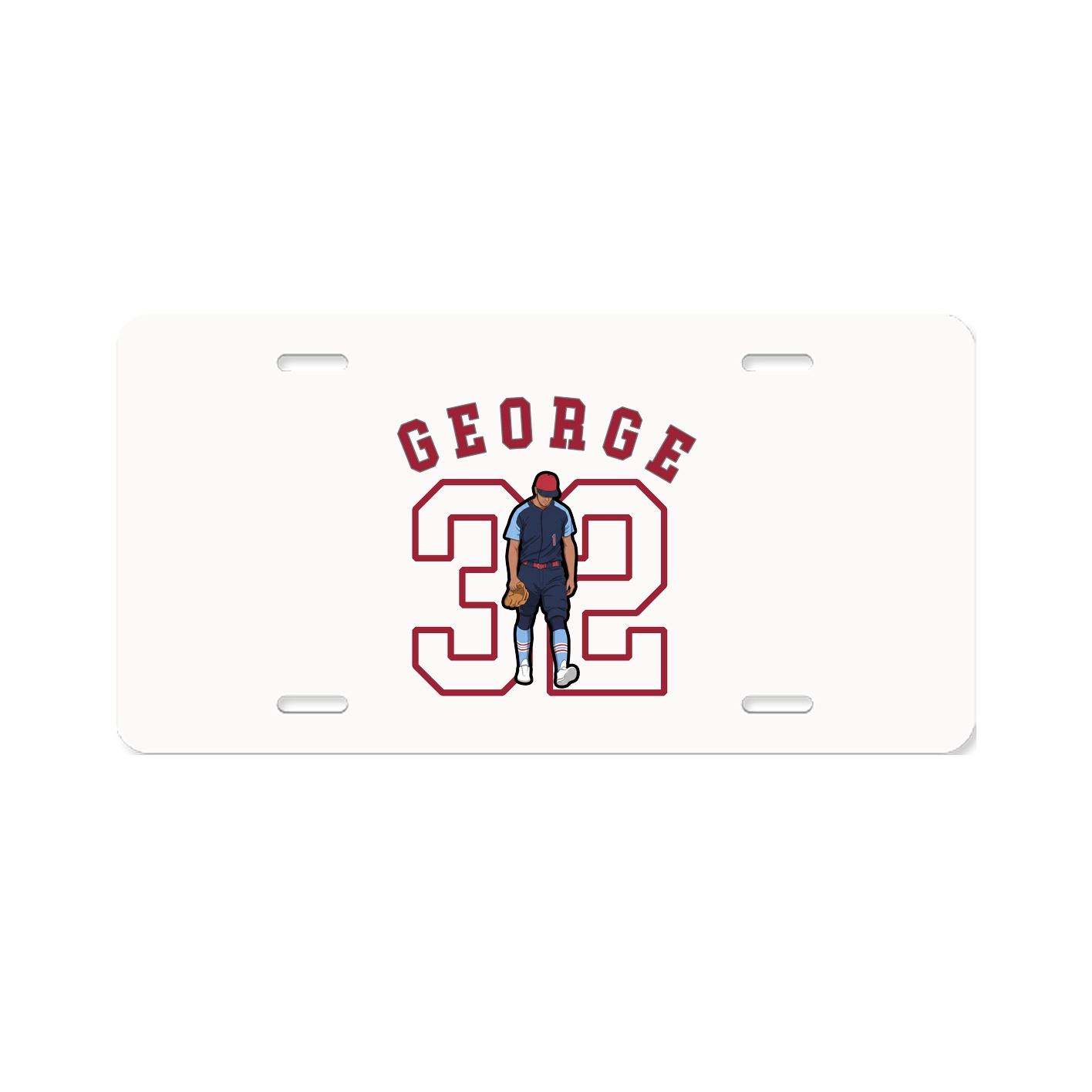 License Plate — Shirsey Arch in Classic