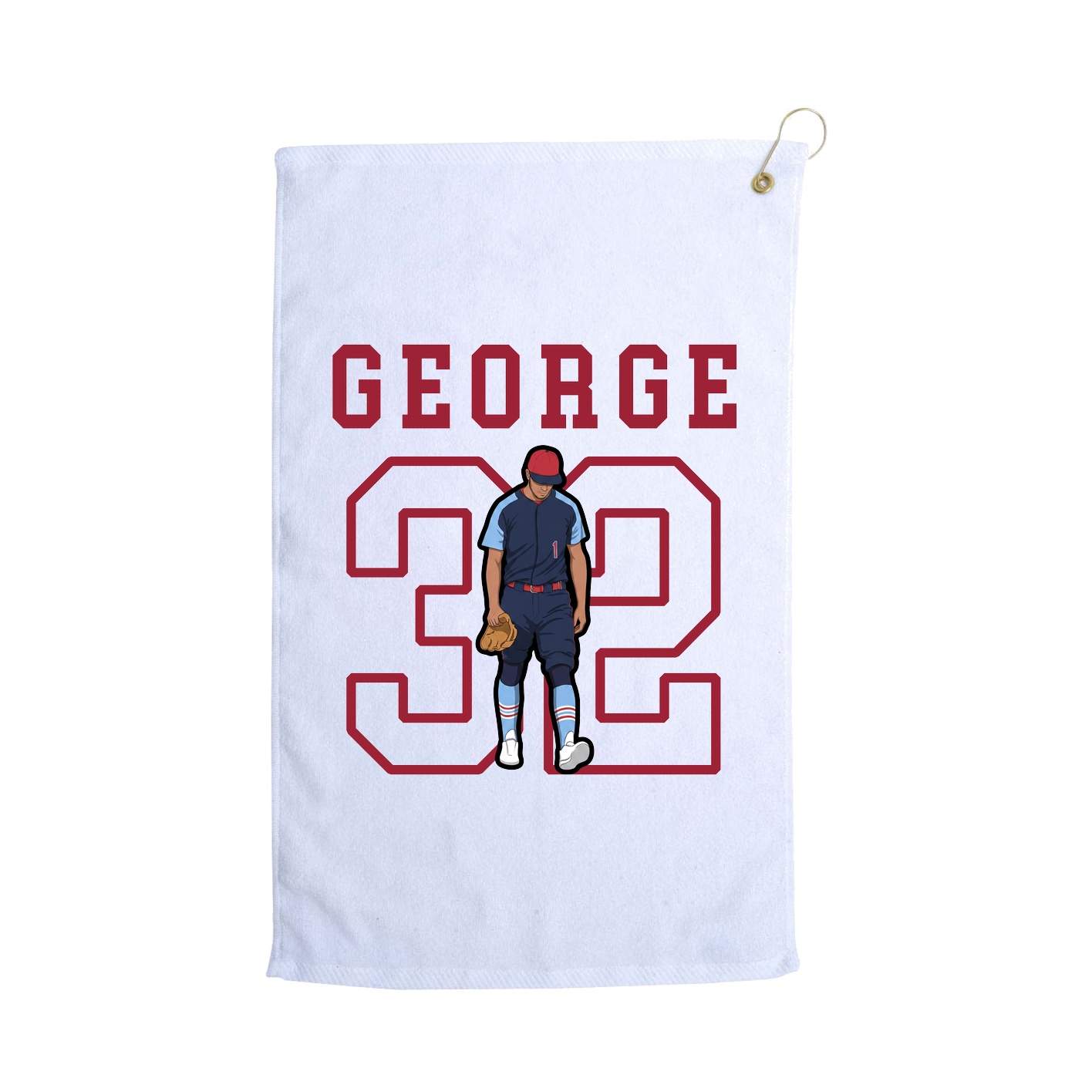 Golf Towel — Shirsey in White