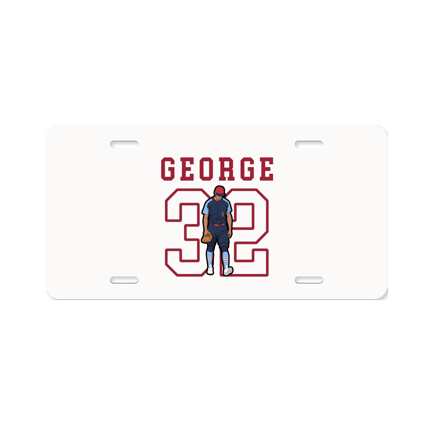 License Plate — Shirsey in Classic