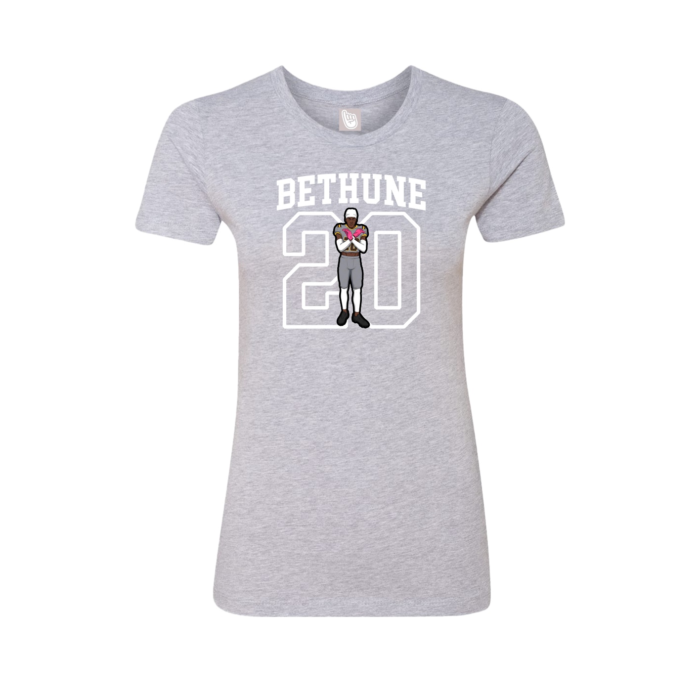 Fitted Women's Tee — Shirsey in Grey