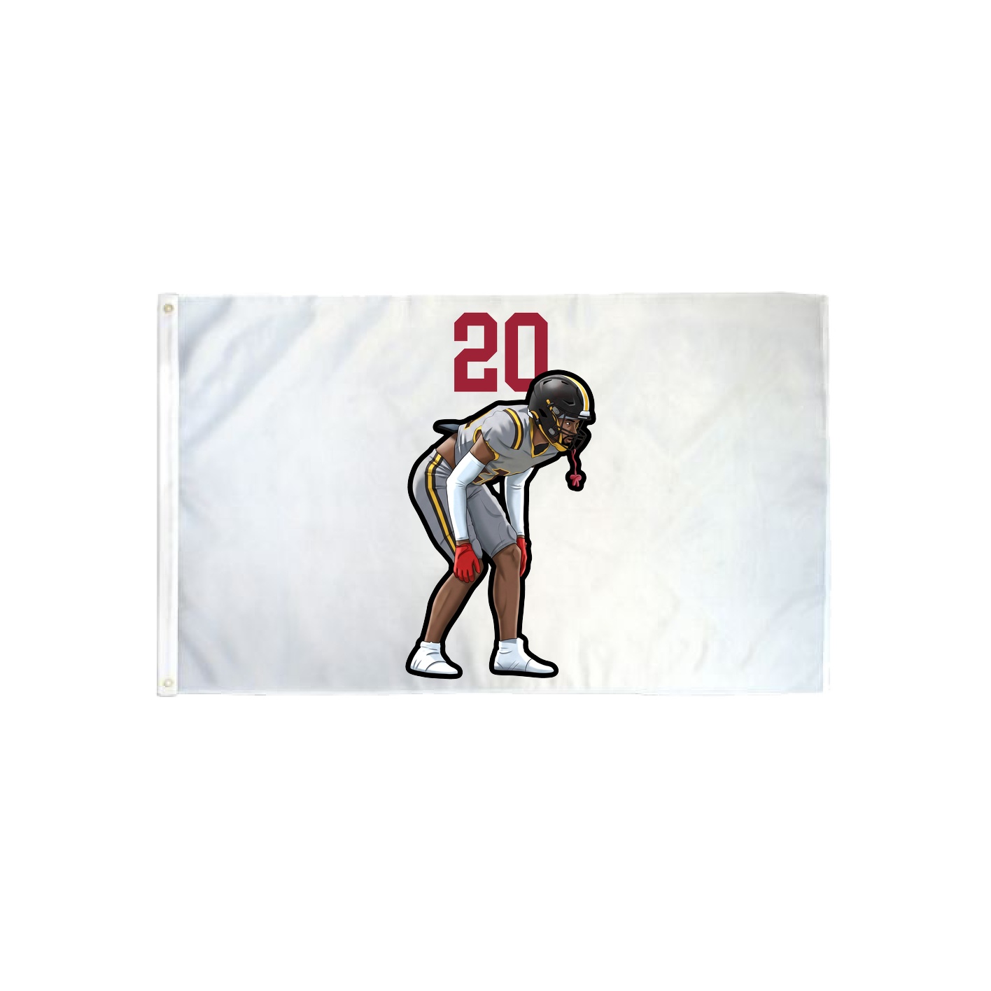 3x5 Flag — Number Top in Classic