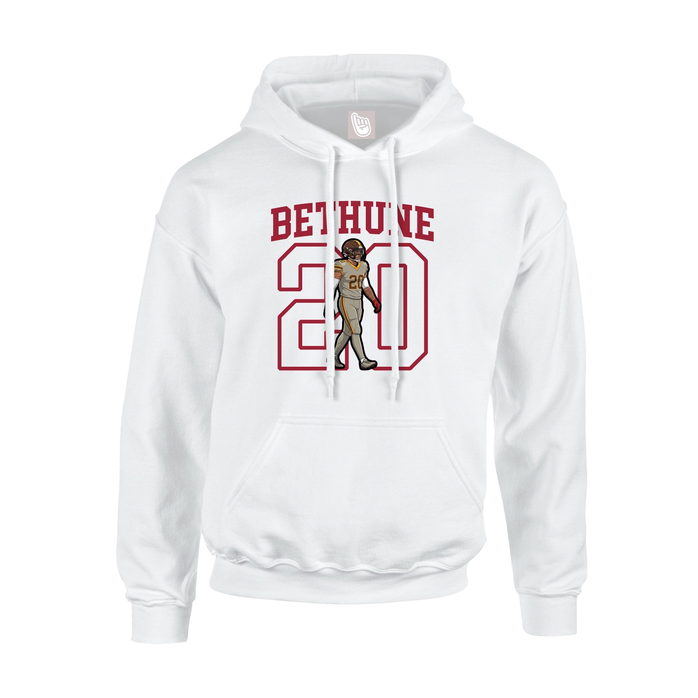 Hoodie — Shirsey in White