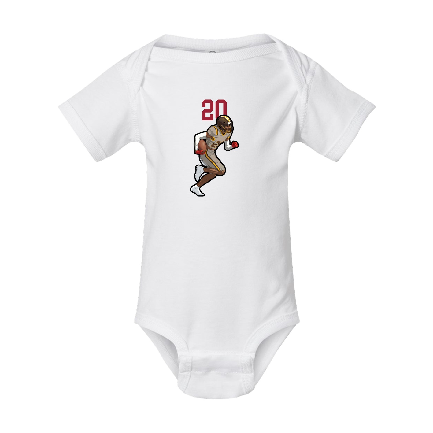 Baby Onesie — Number Top in White