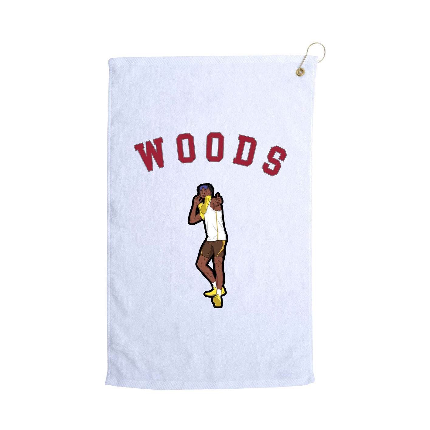 Golf Towel — Shirsey Arch in White