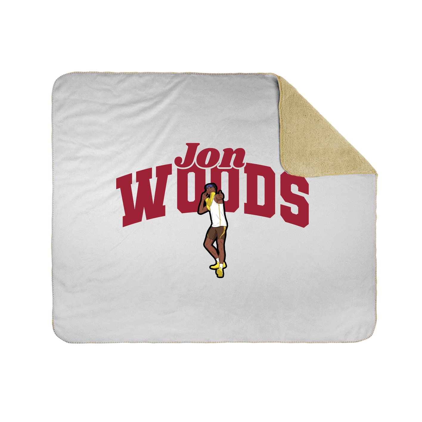 Throw Blanket — Signature Arch in White