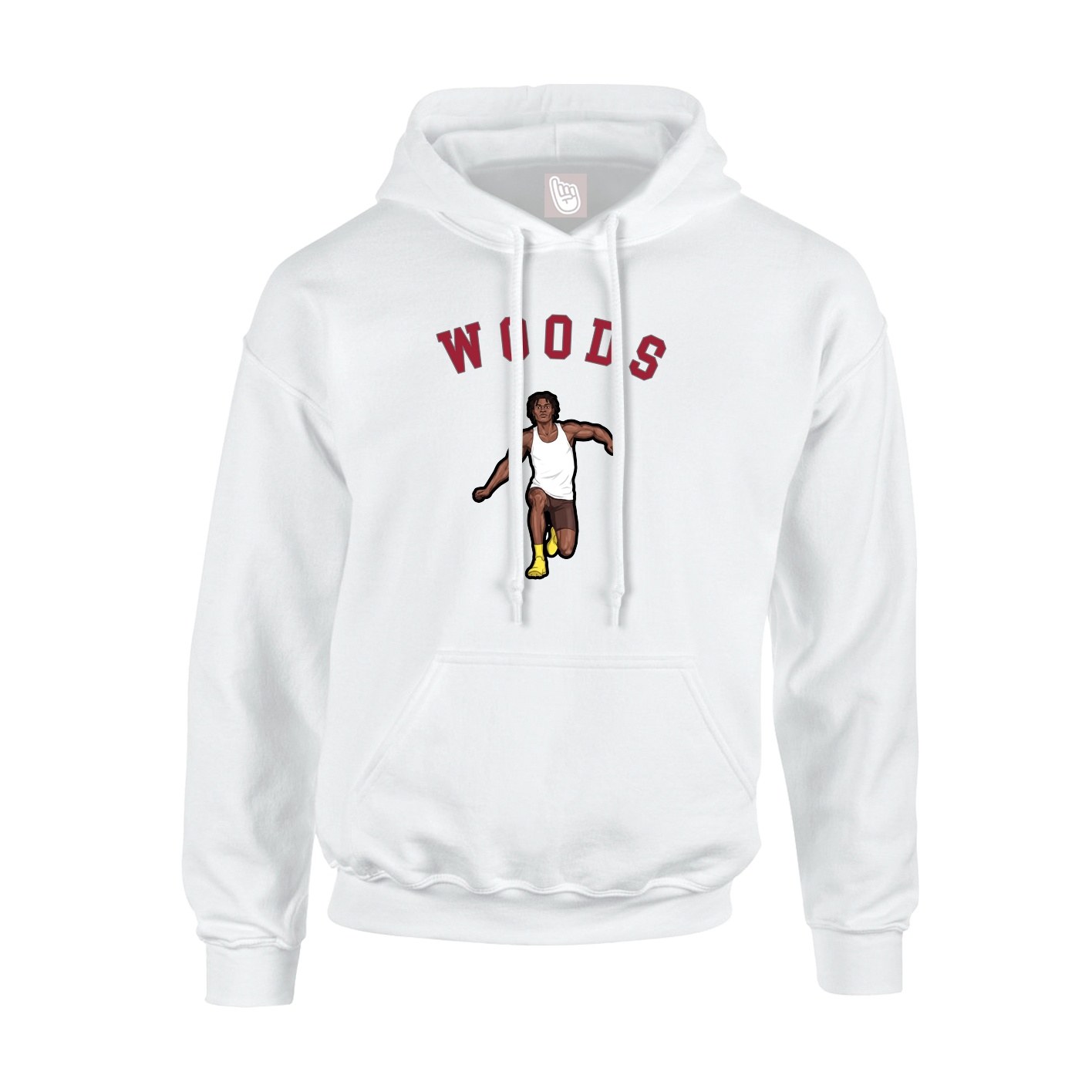Youth Hoodie — Shirsey Arch in White