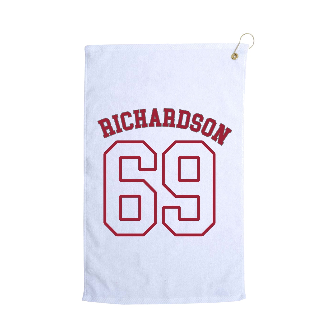 Golf Towel — Shirsey Arch in White
