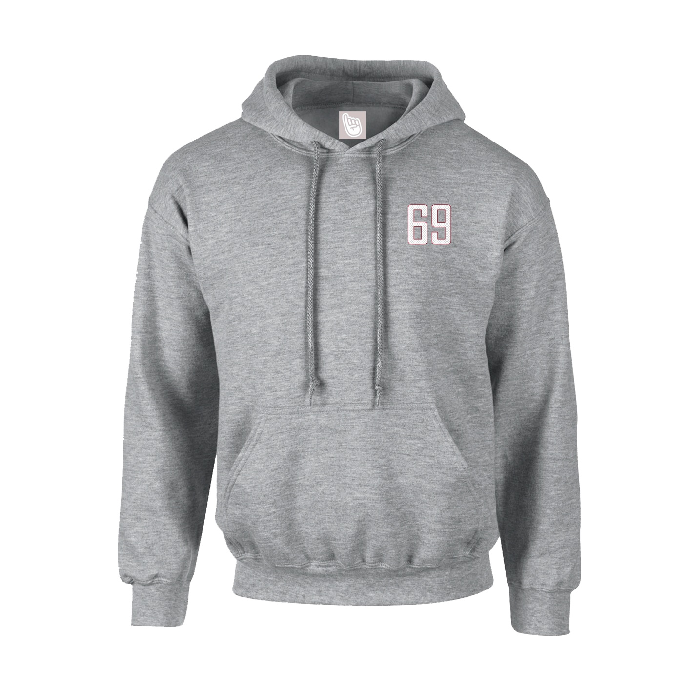 Hoodie — Front Shirsy in Grey