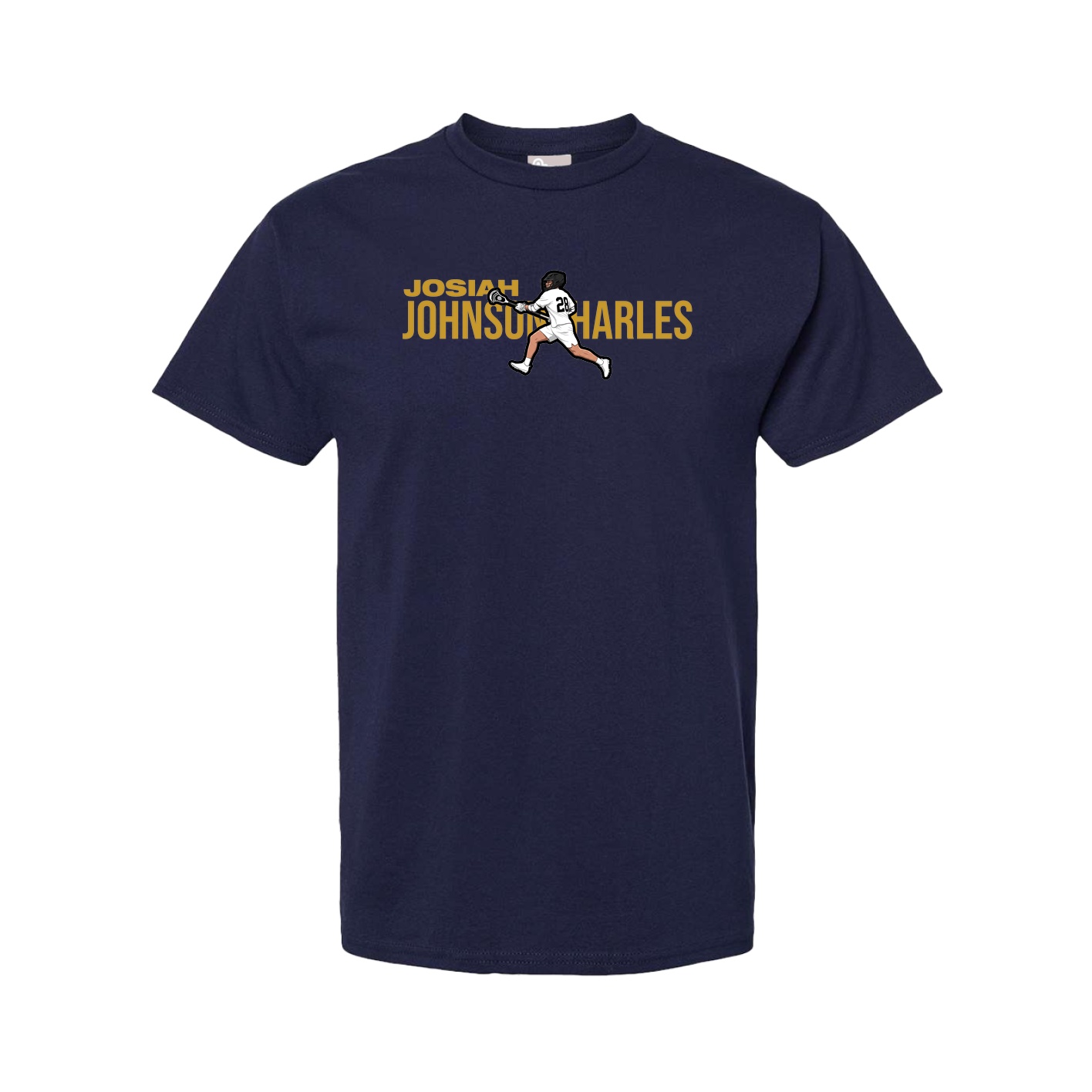 Youth Tee — Player Name in Navy