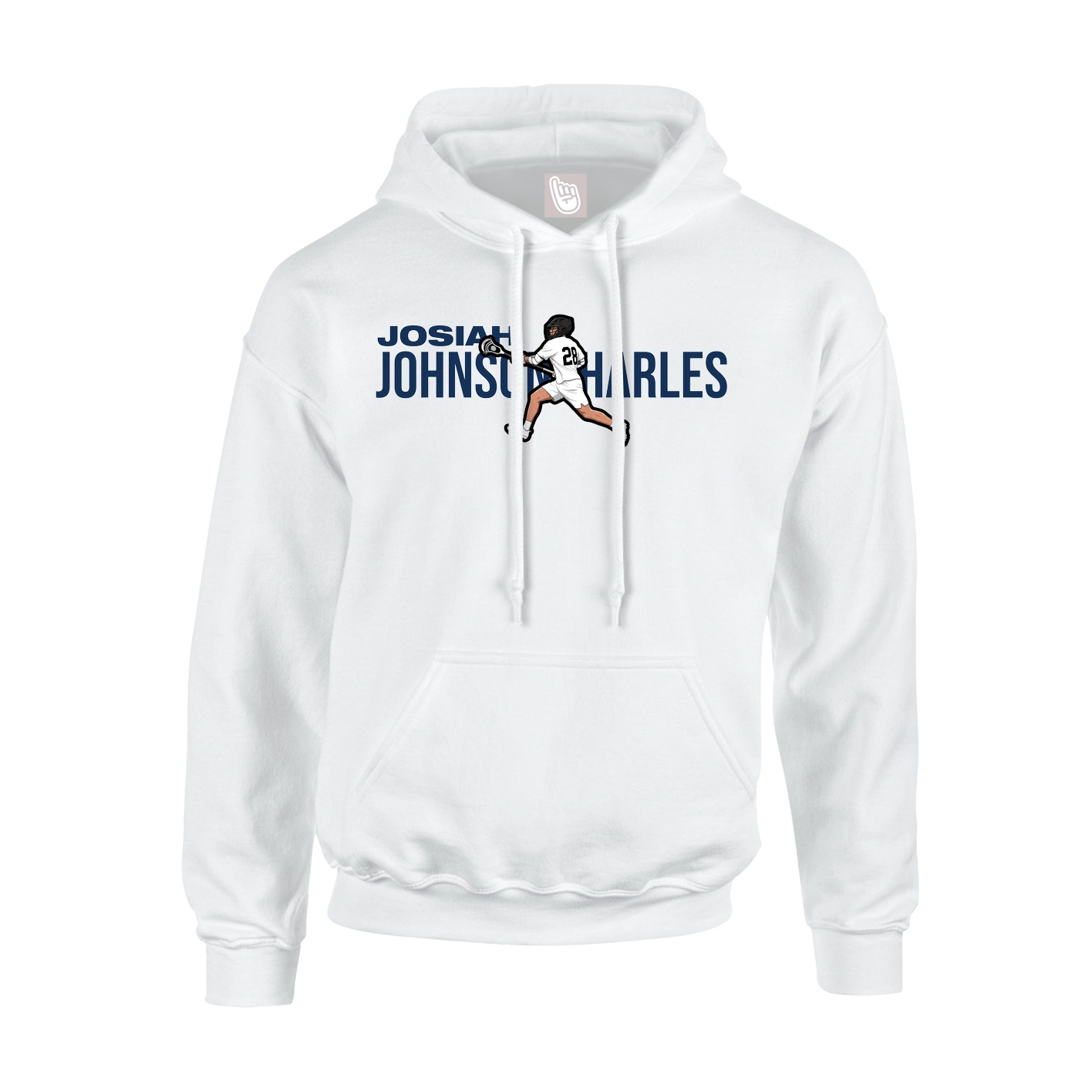 Hoodie — Player Name in White