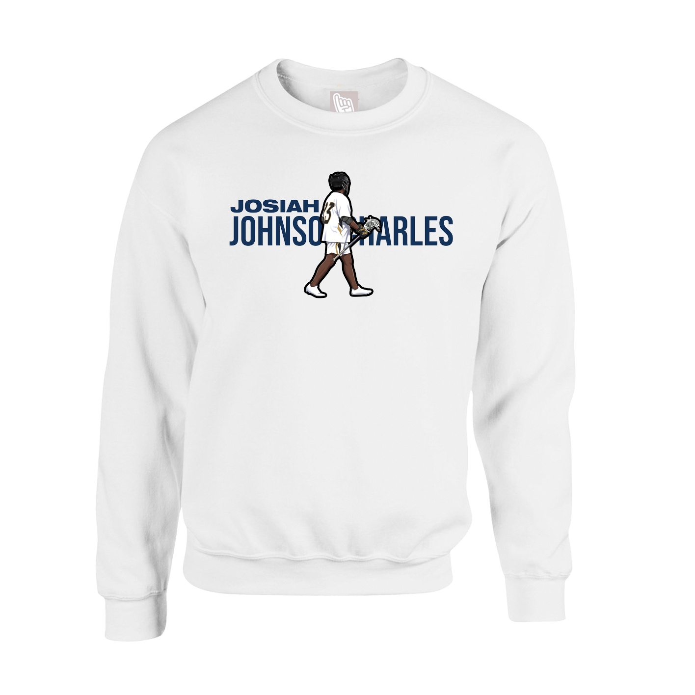 Fleece Crew — Player Name in White