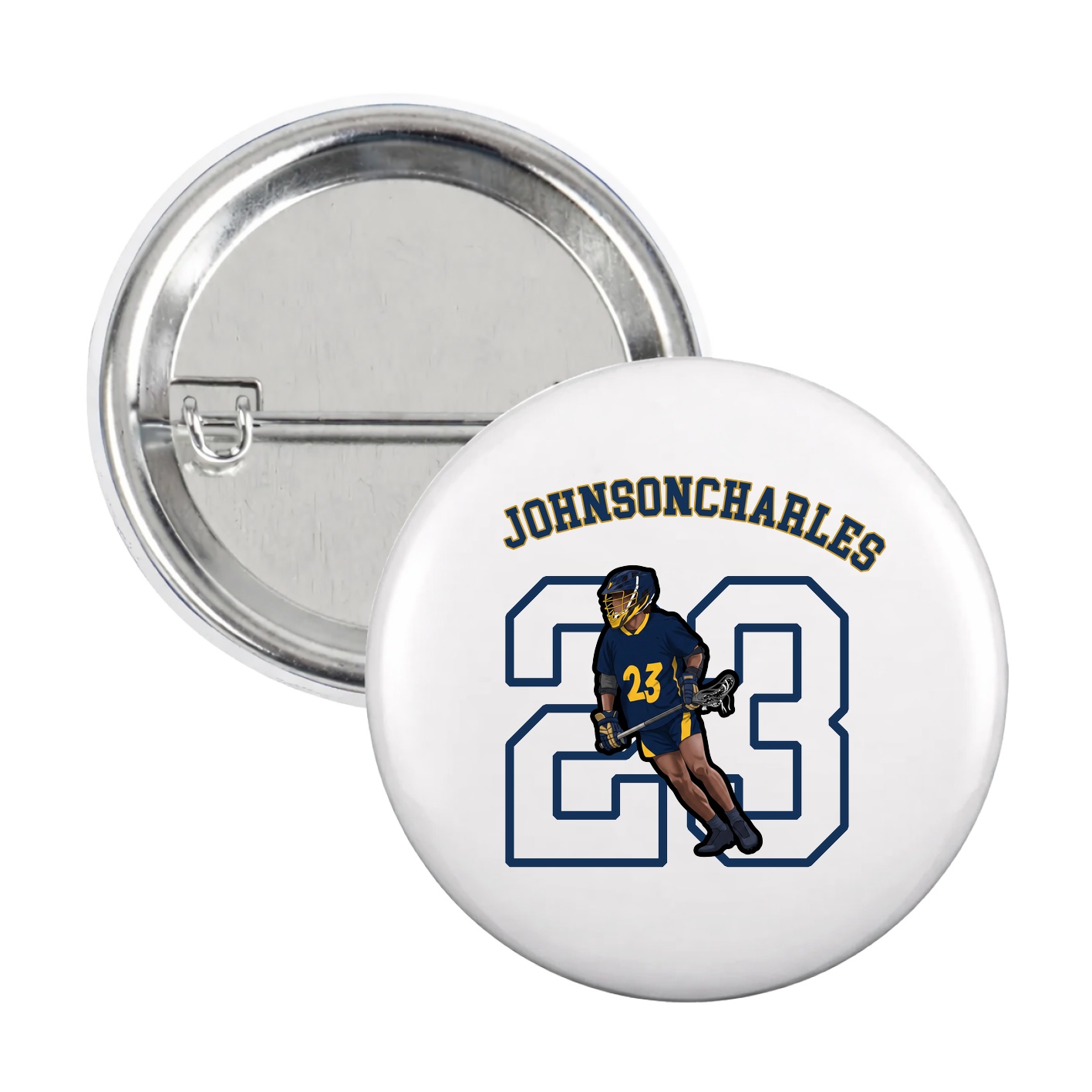 Game Day Button — Shirsey Arch in White