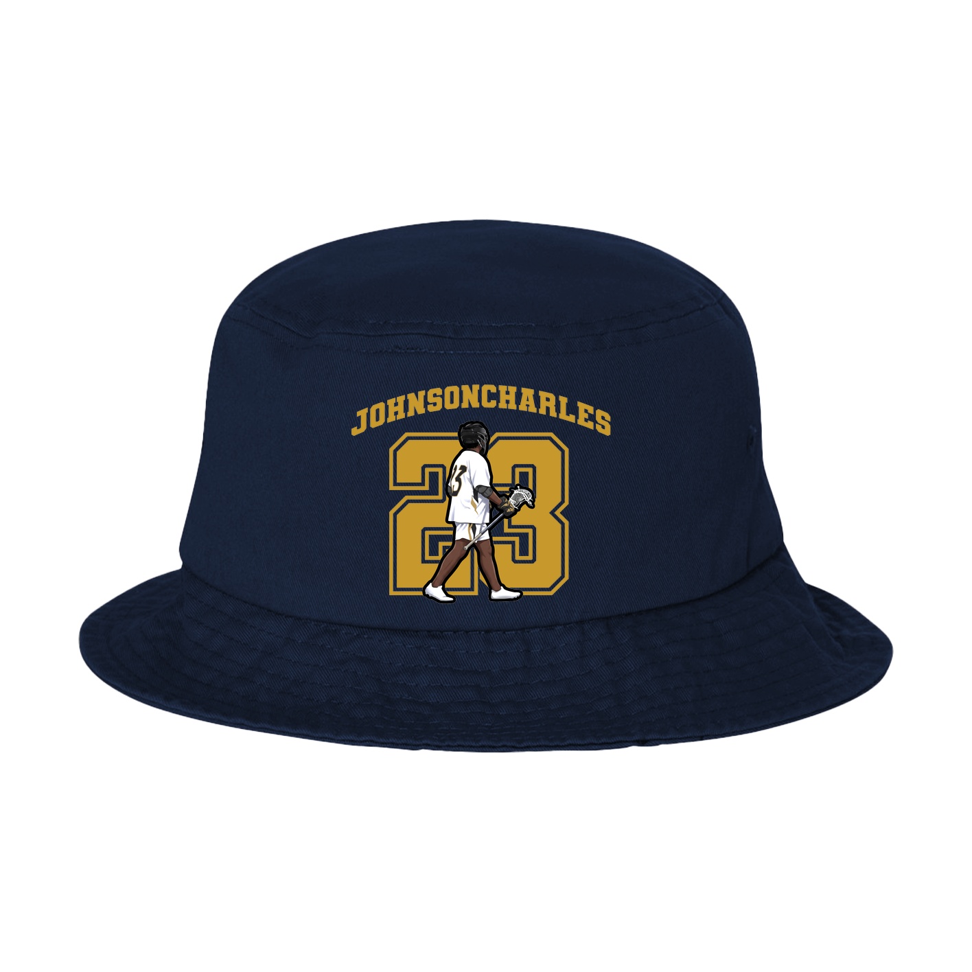 Bucket Cap — Number in Navy