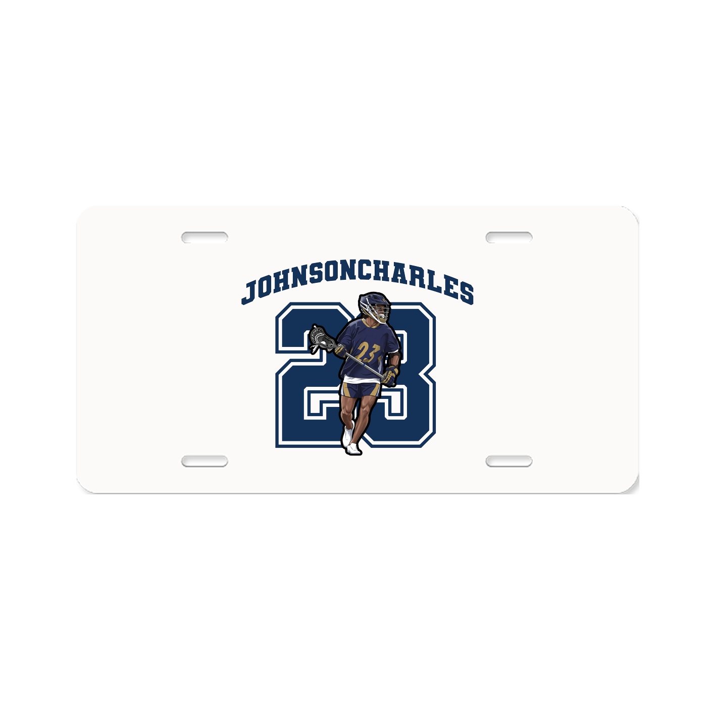 License Plate — Number in Classic